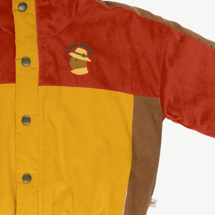 'forest keeper' autum glaze corduroy padded jacket