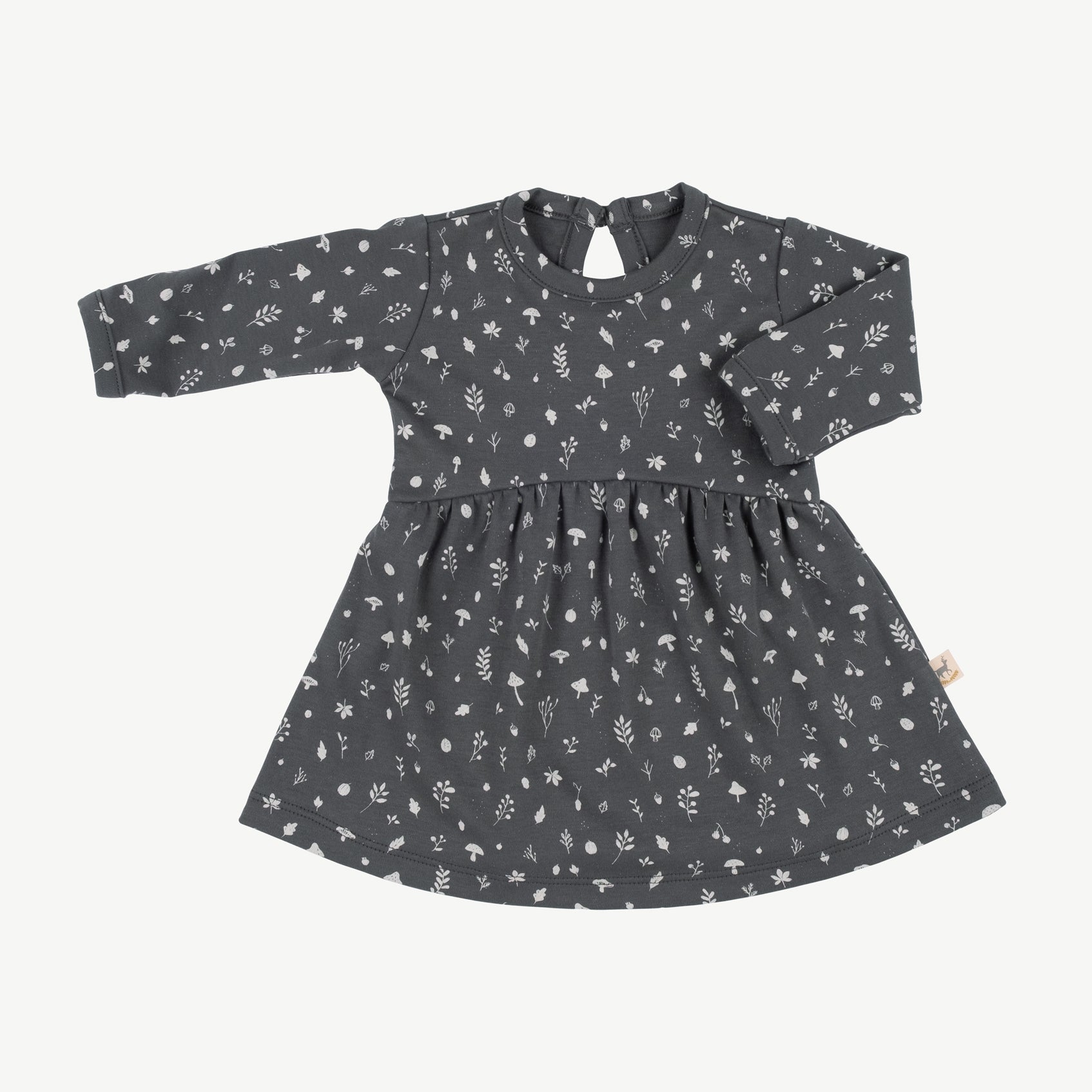 'woodland flora' dark shadow dress