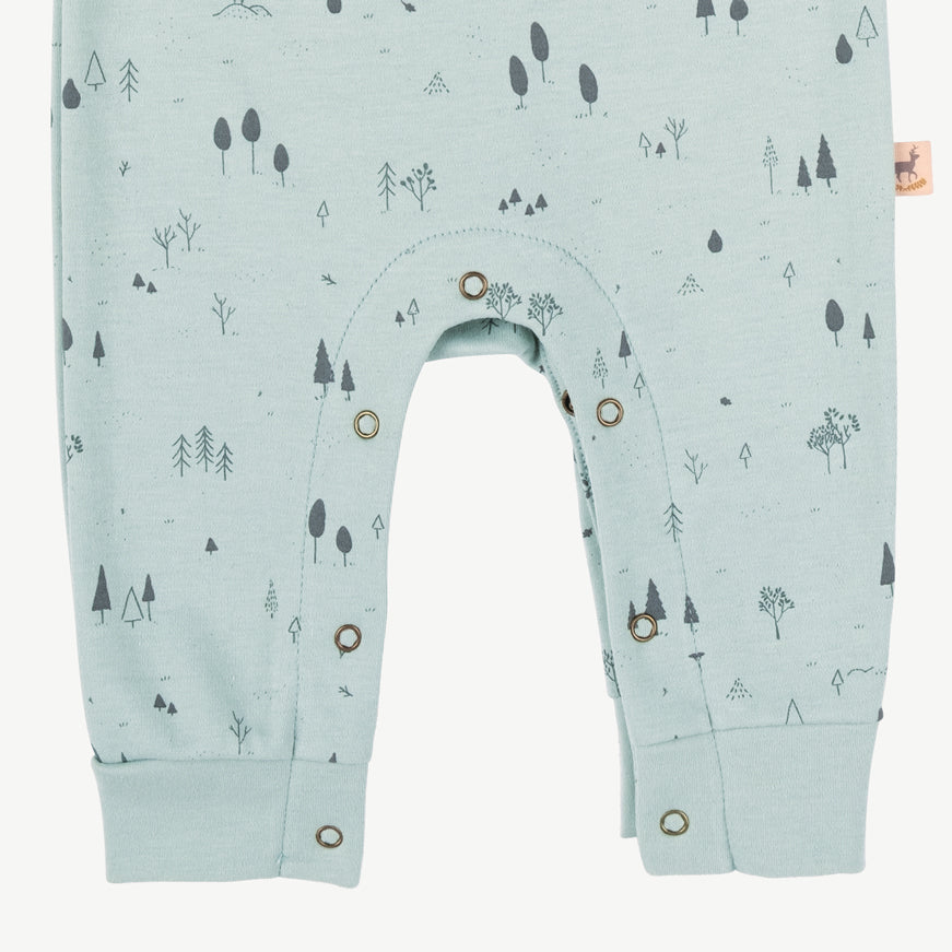 'the woods' grey mist buttons jumpsuit