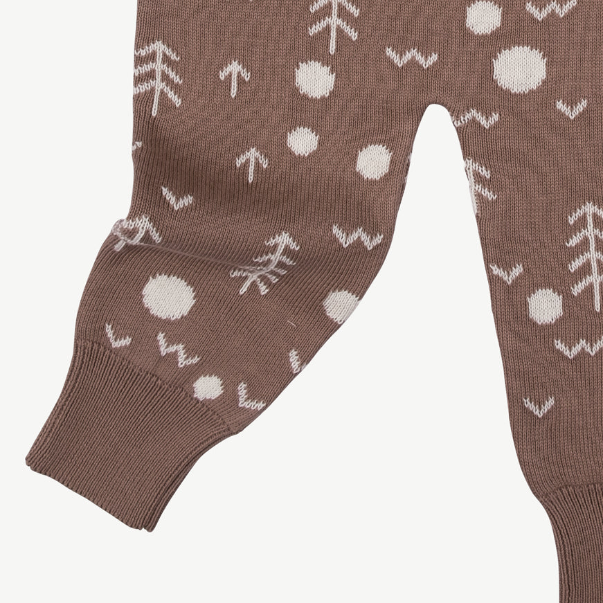 'the woods' light taupe knit jumper