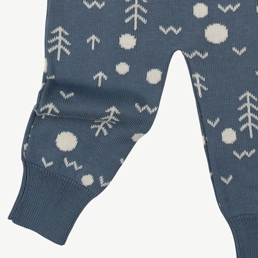'the woods' blue mirage knit jumper