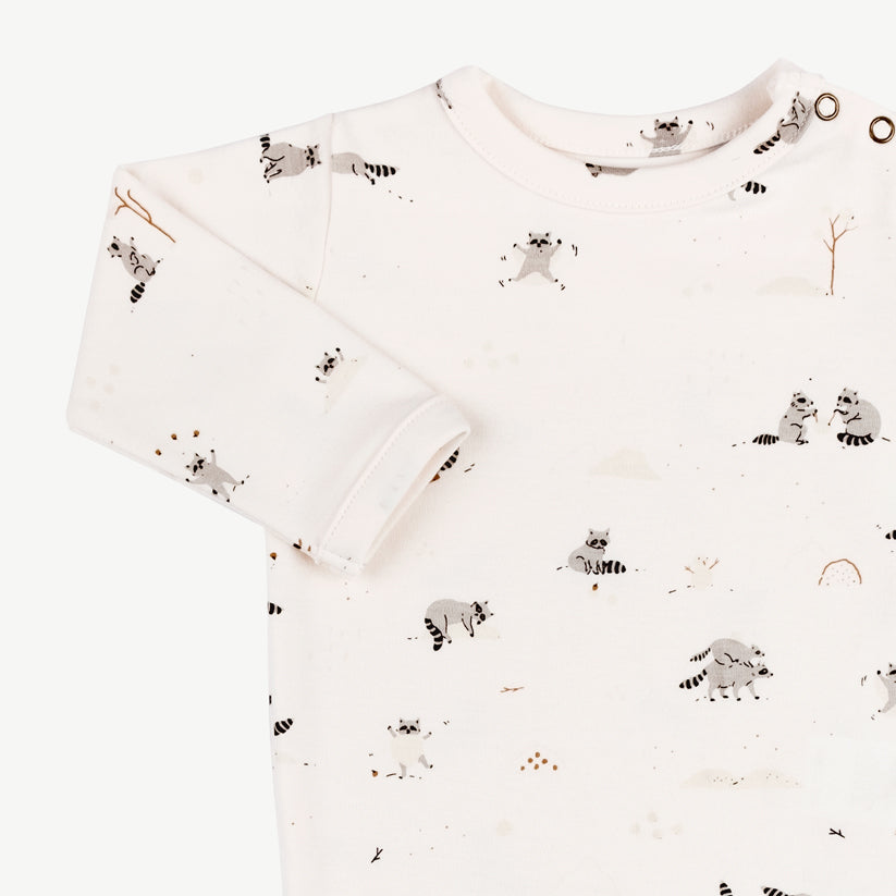 'frolicsome raccoons' sea salt onesie