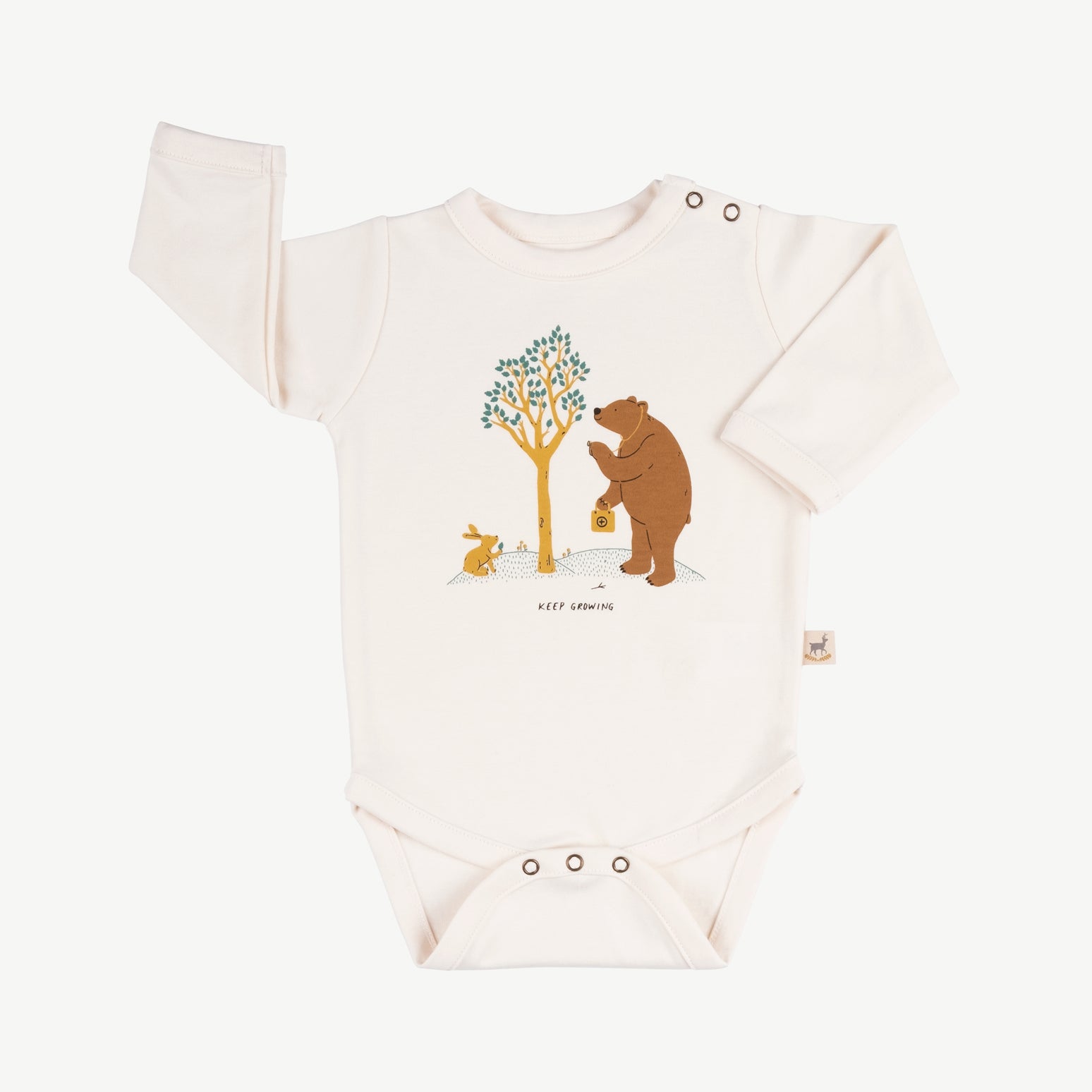'keep growing' sea salt onesie