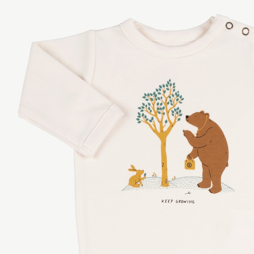 'keep growing' sea salt onesie