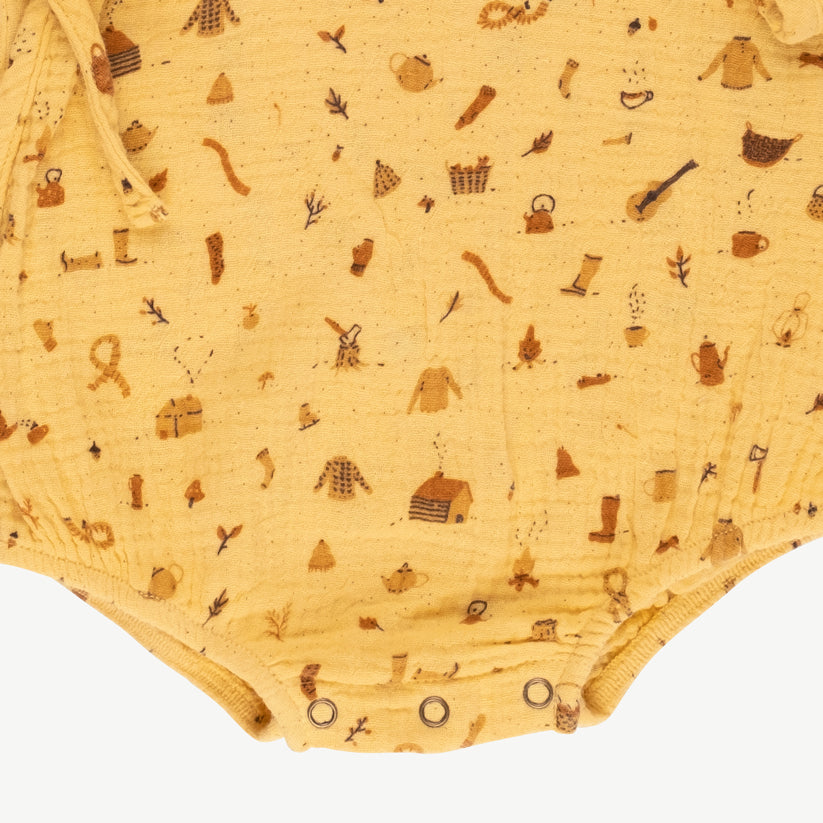 'winter essentials' cornsilk kimono onesie