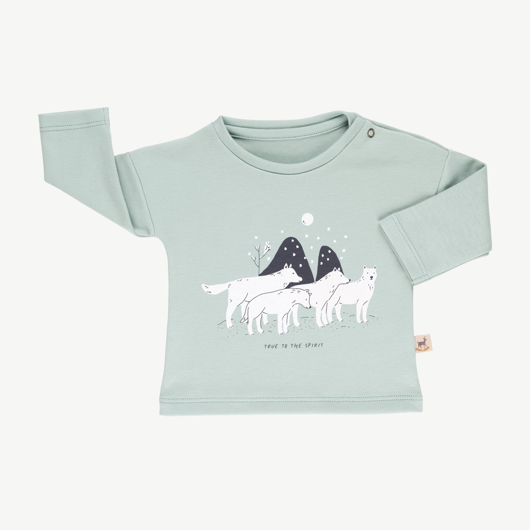'true to the spirit' gray mist t-shirt