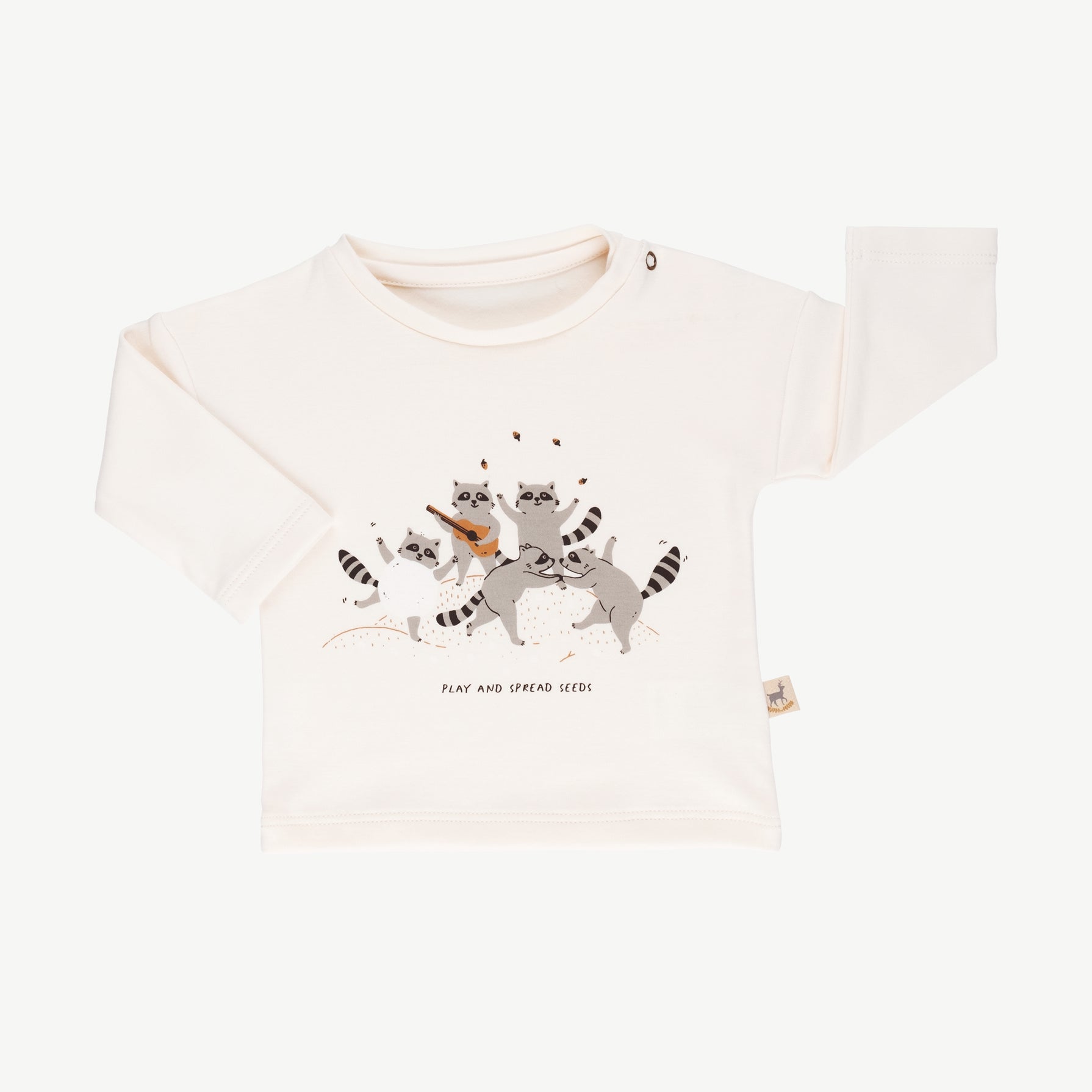 'play and spread seeds' sea salt t-shirt