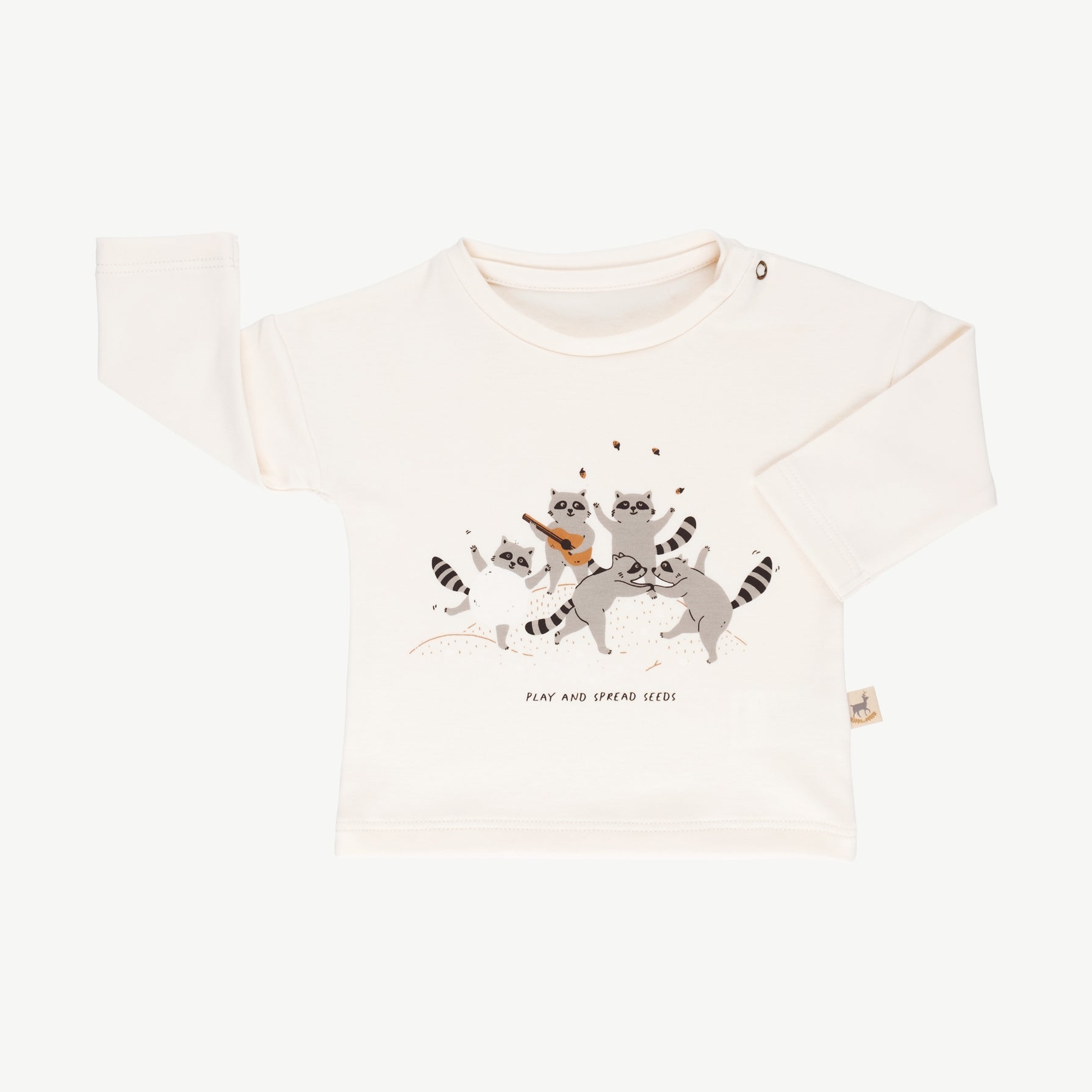 'play and spread seeds' sea salt t-shirt