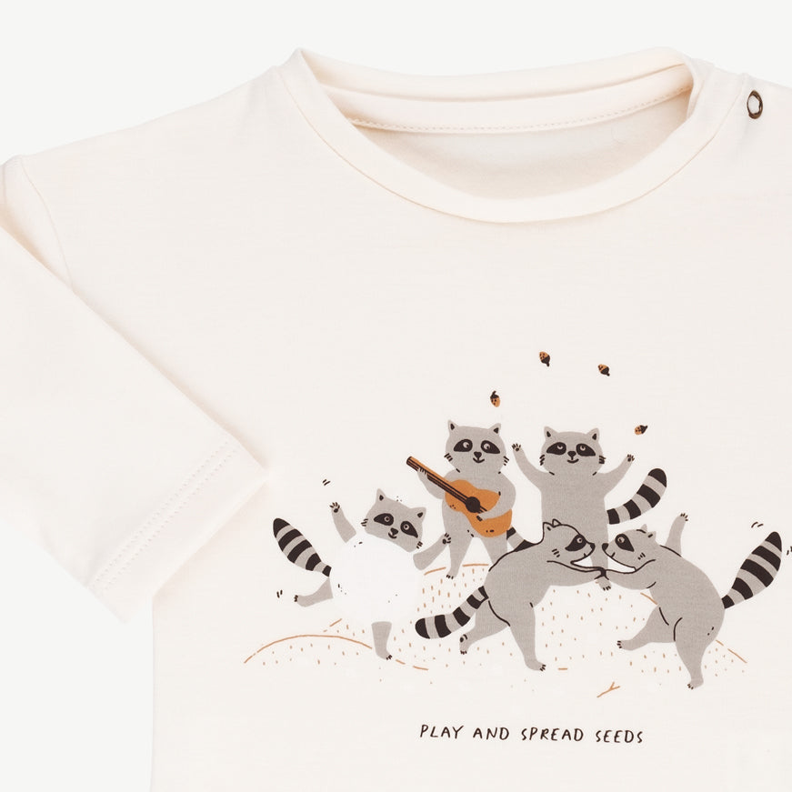 'play and spread seeds' sea salt t-shirt
