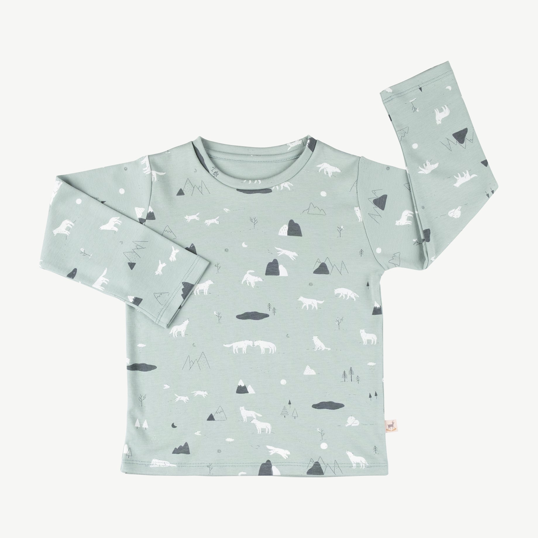 'guardian wolves' gray mist t-shirt