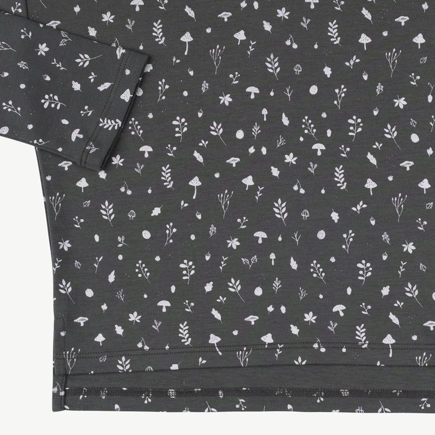 'woodland flora' dark shadow oversized t-shirt