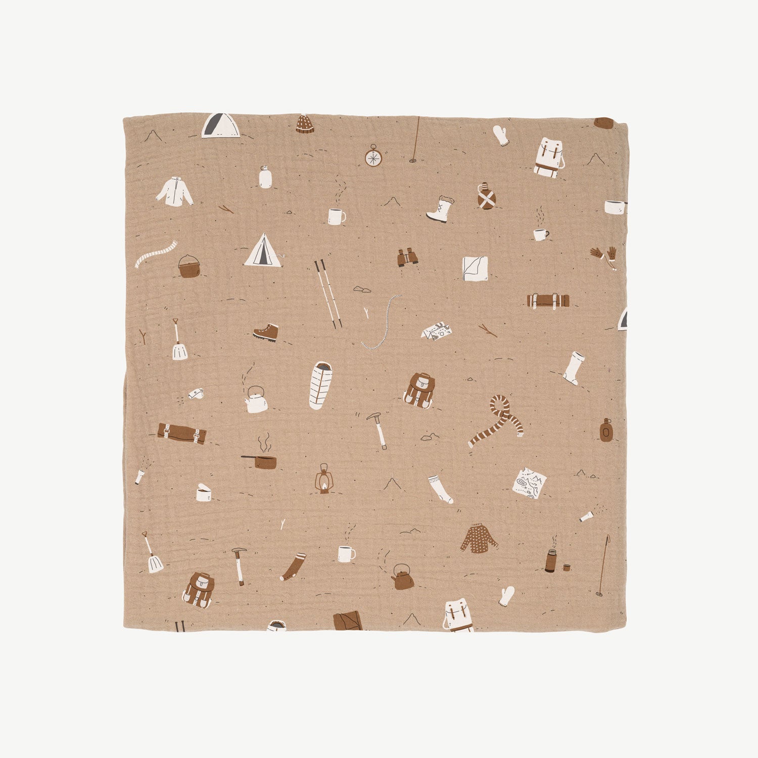 'camping gear' café cream swaddle