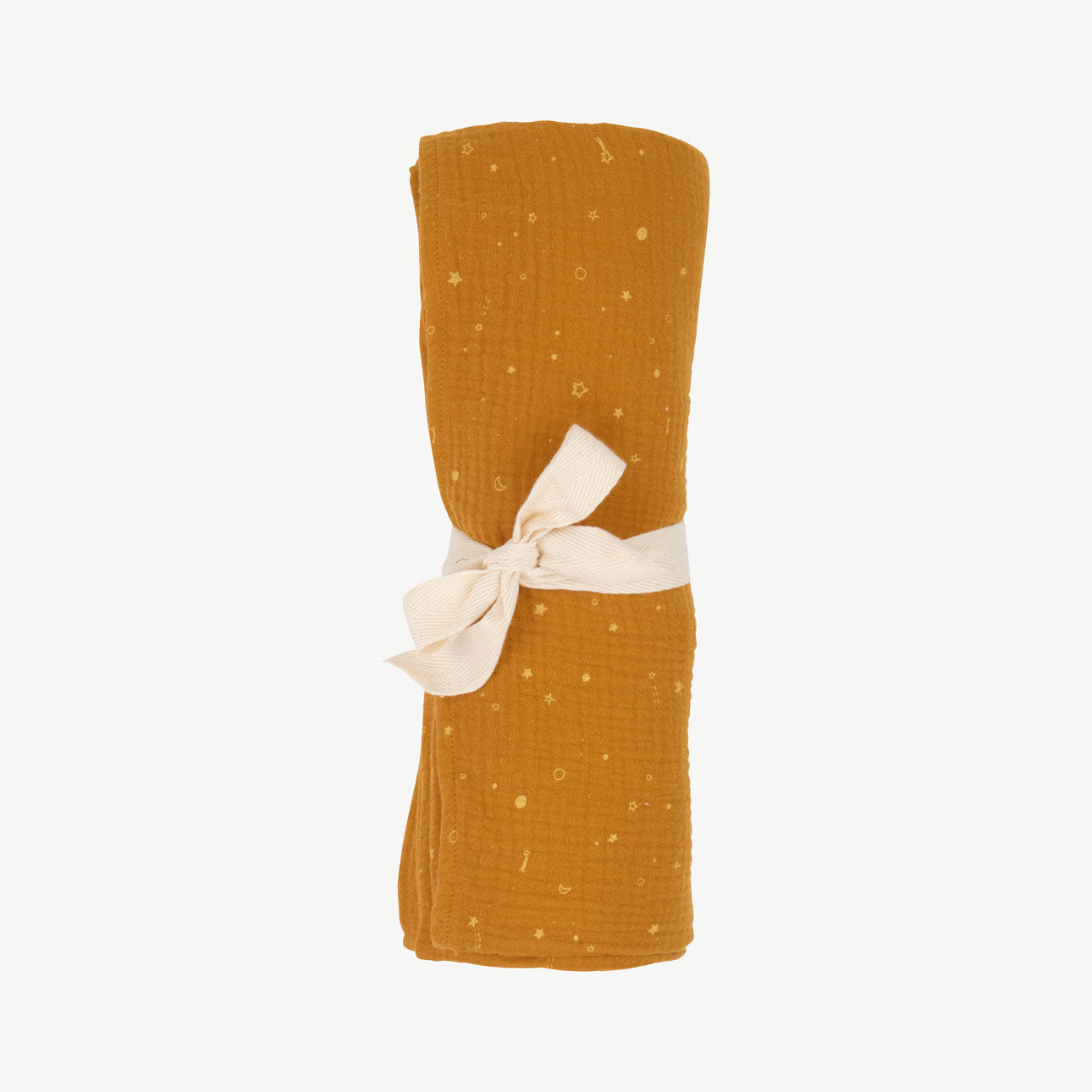 'close to the stars' sudan brown swaddle