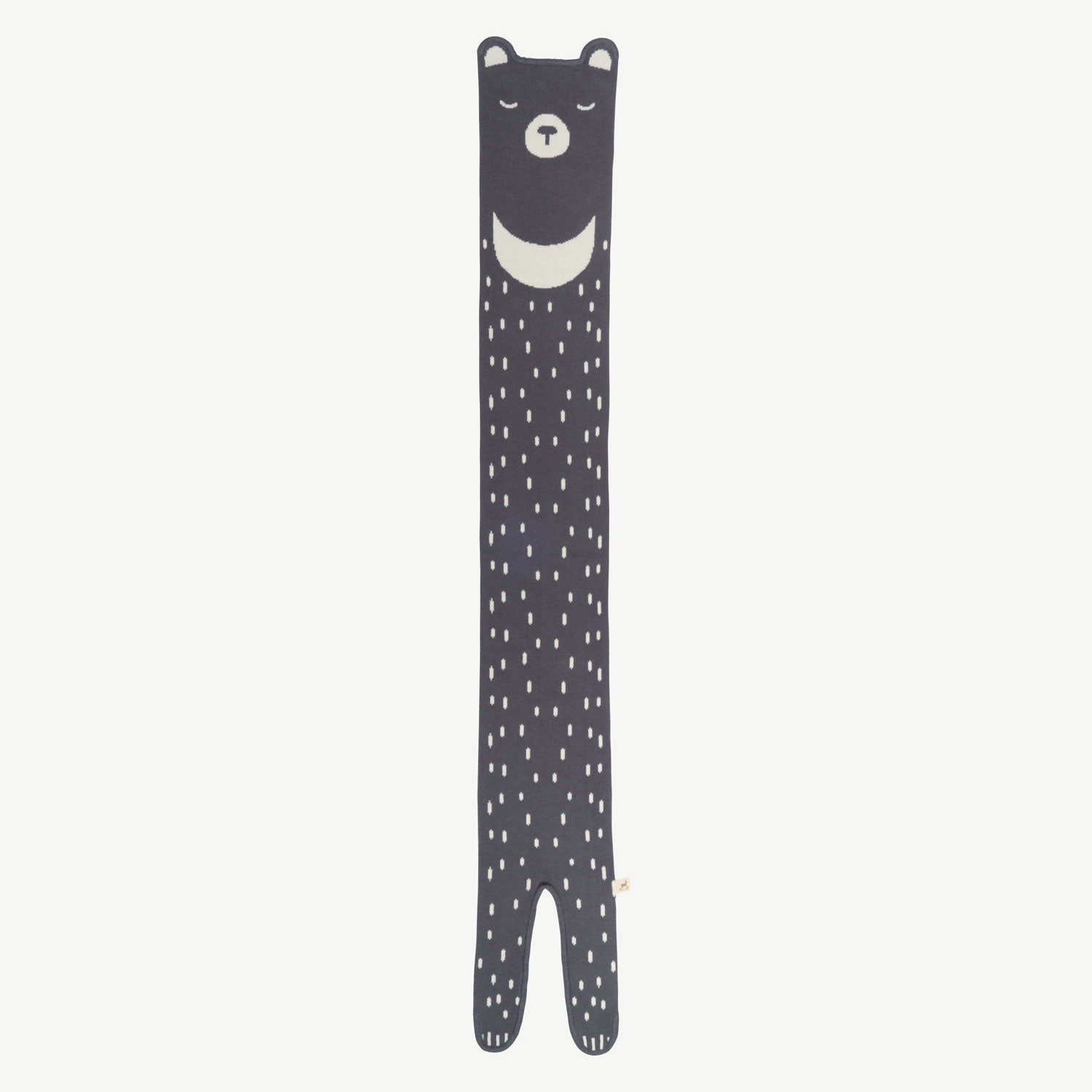 'guided by the moon' multi charcoal gray knit scarf