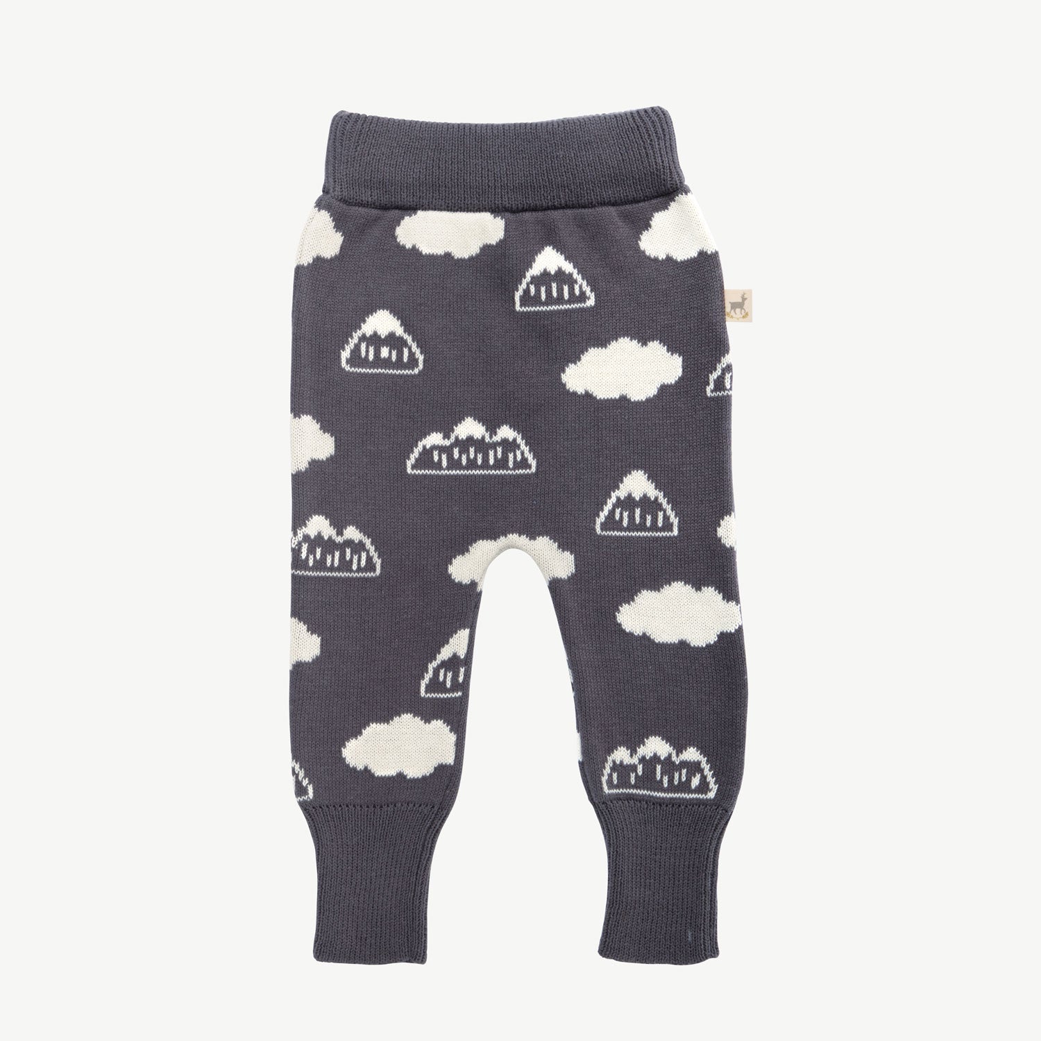 'mountain's view' charcoal gray knit pants