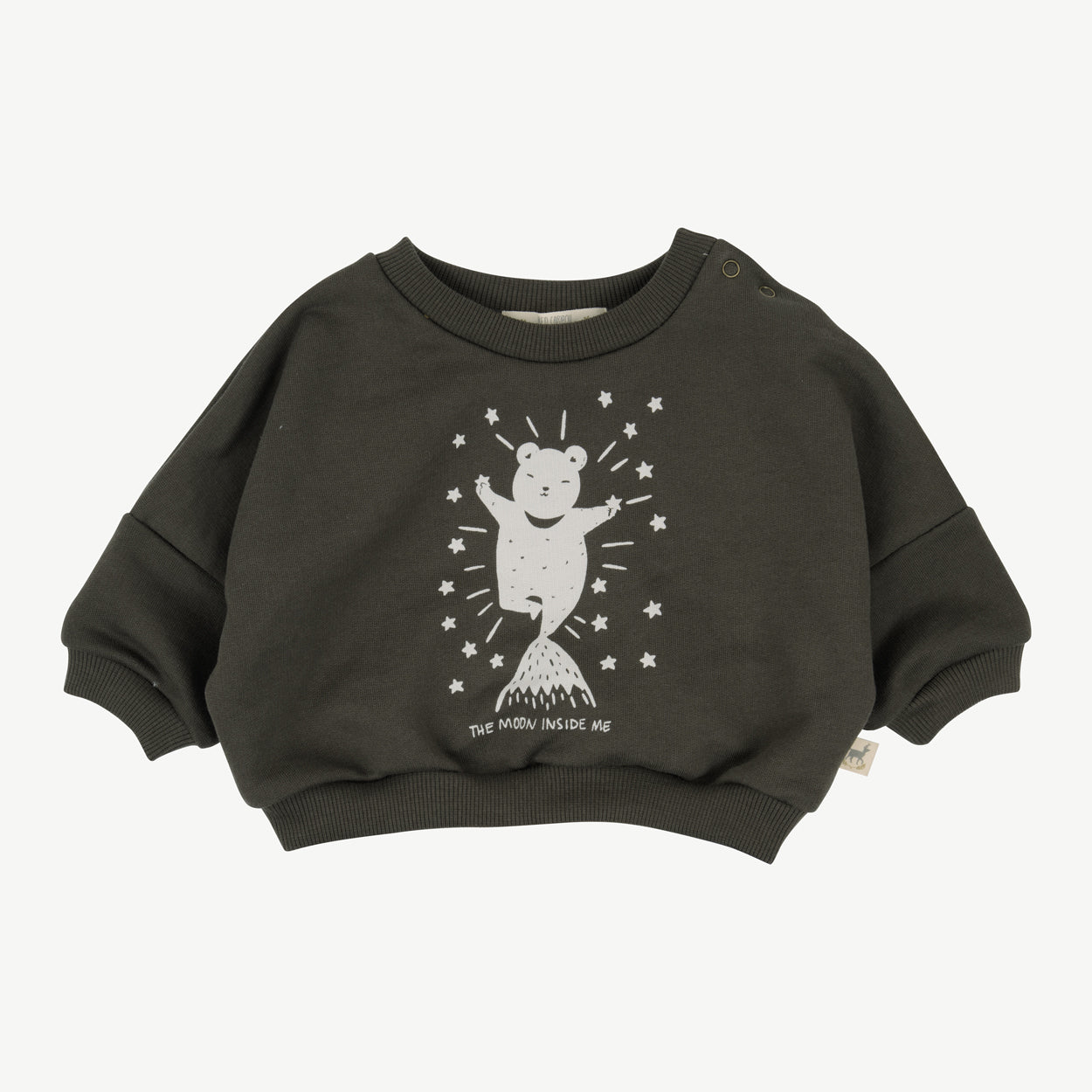 'the moon inside me' beluga sweatshirt