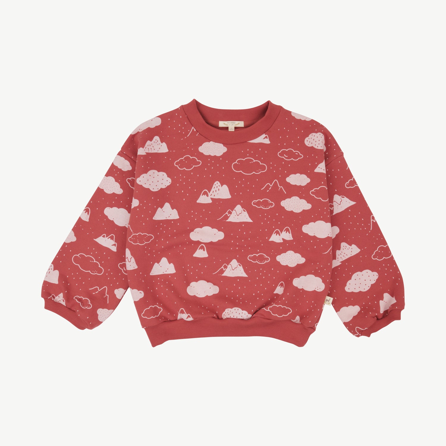 'amongst the clouds' tandoori spice sweatshirt