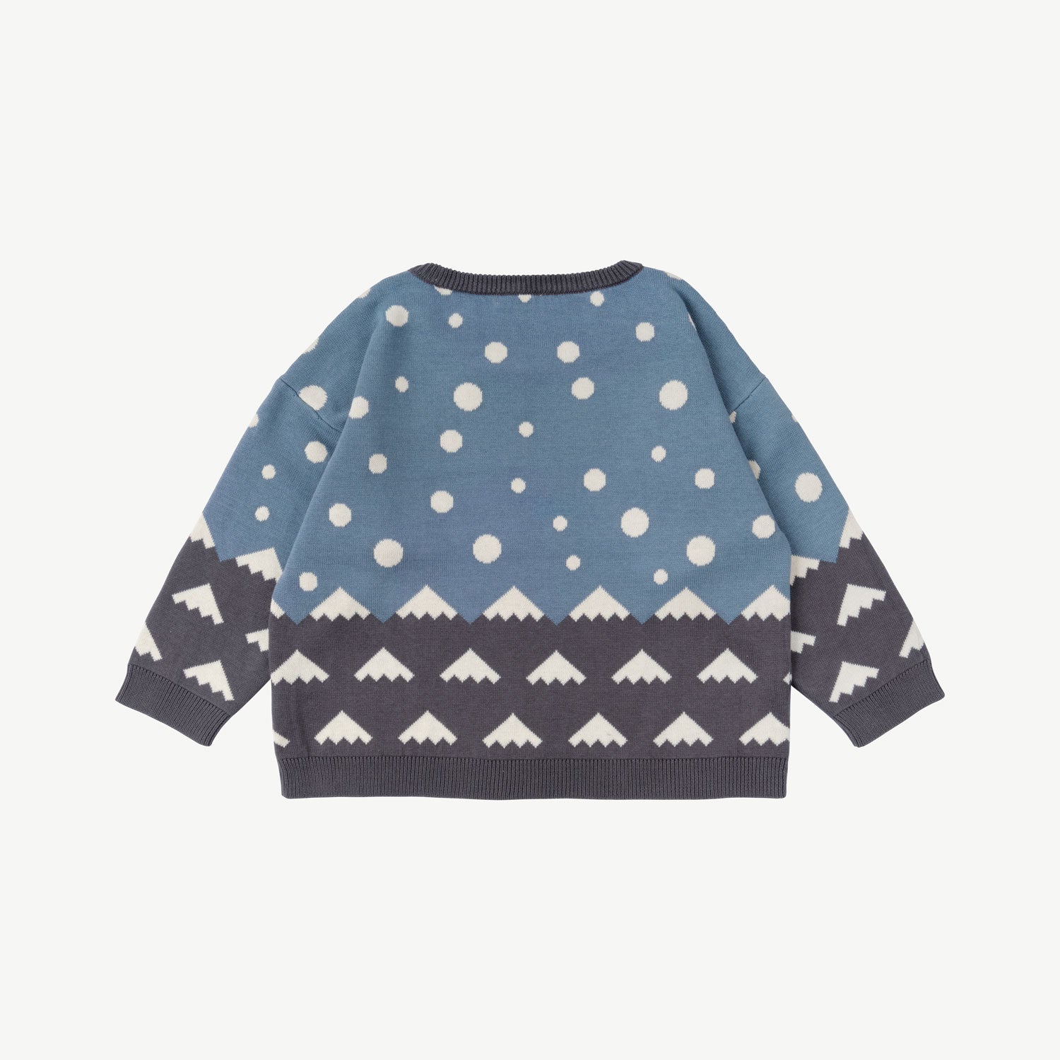 'guided by the moon' multi blue mirage knit sweater