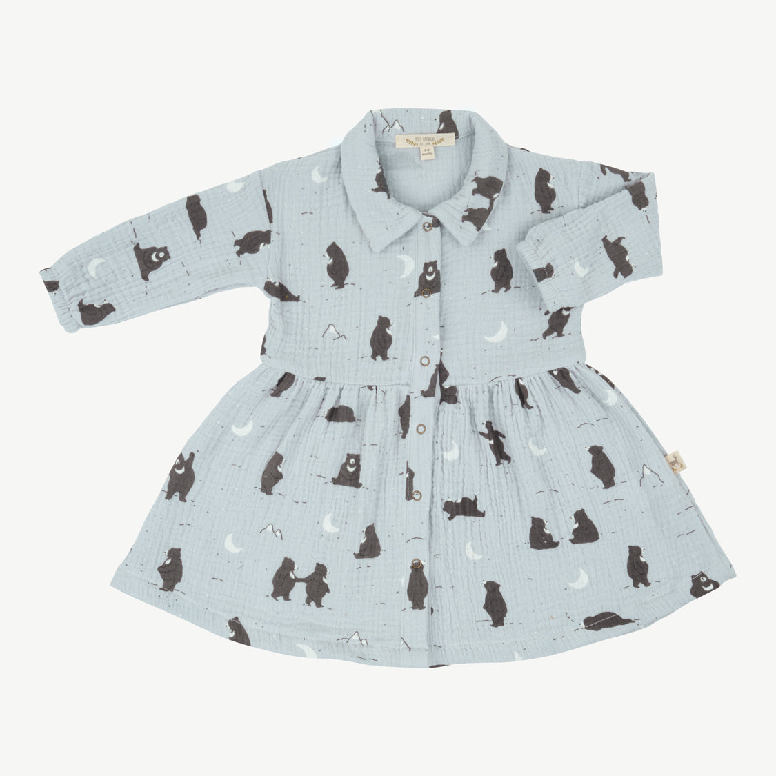 'magic moonbear' ice flow muslin dress