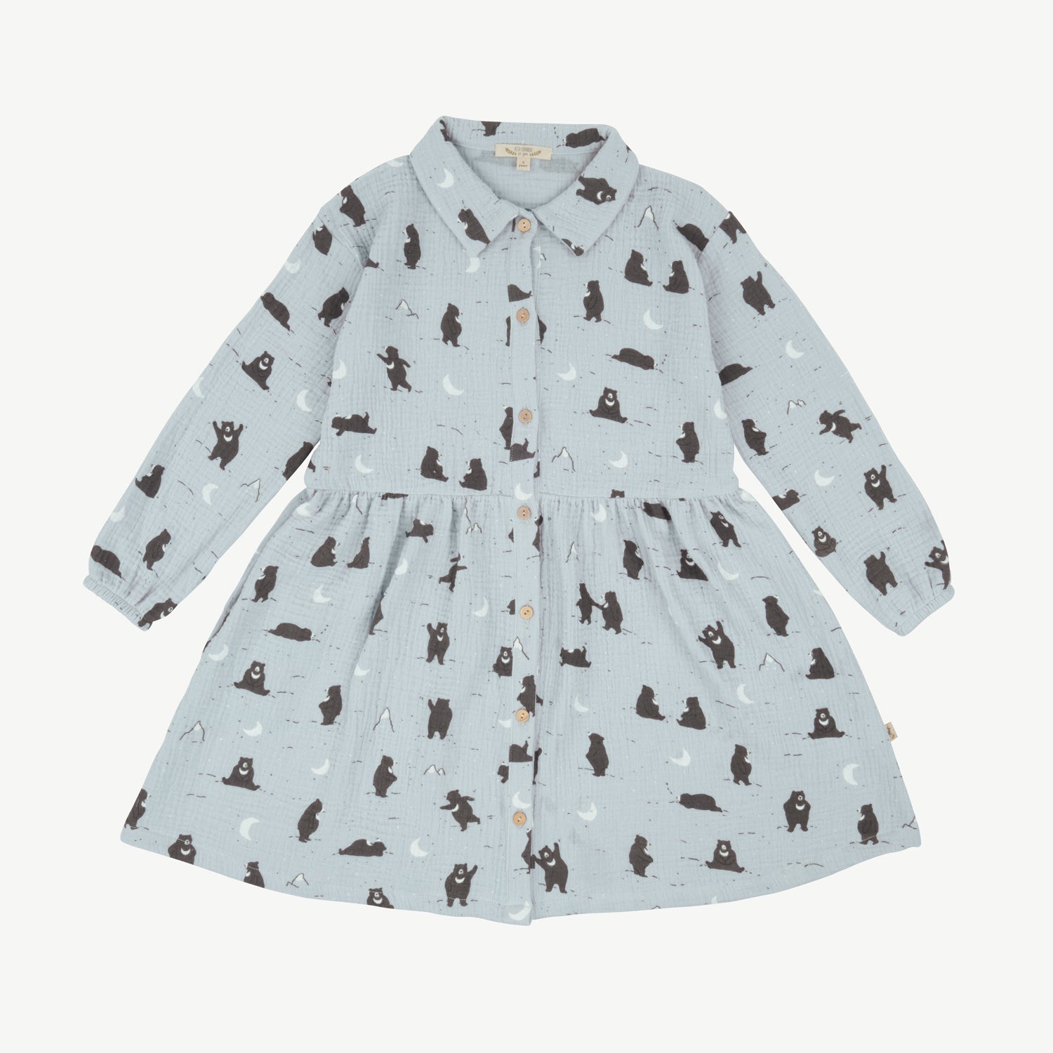 'magic moonbear' ice flow muslin dress