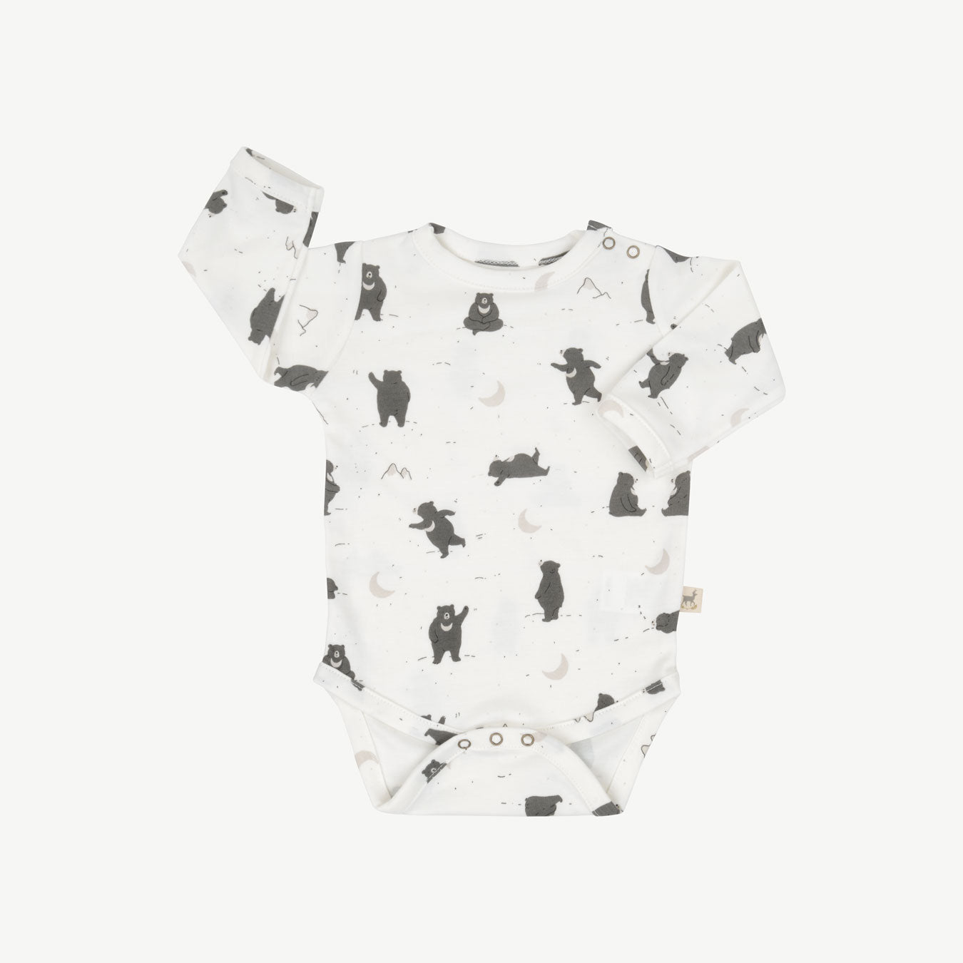 'magic moonbear' ecowhite onesie
