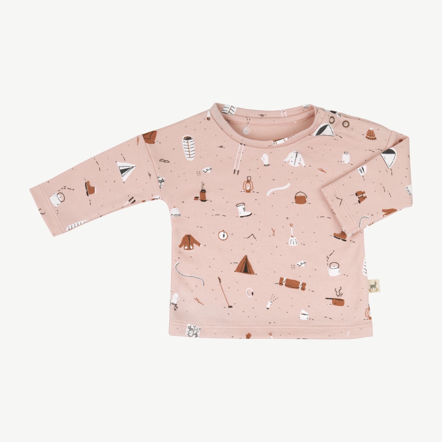 'camping gear' peach whip t-shirt