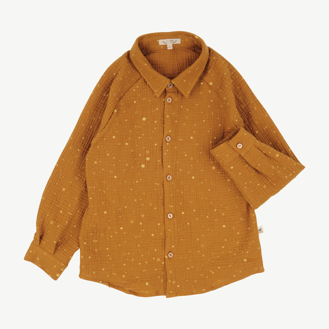 'close to the stars' sudan brown shirt