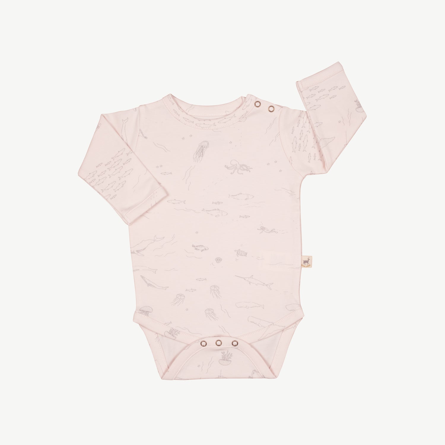 'the story' heavenly pink onesie