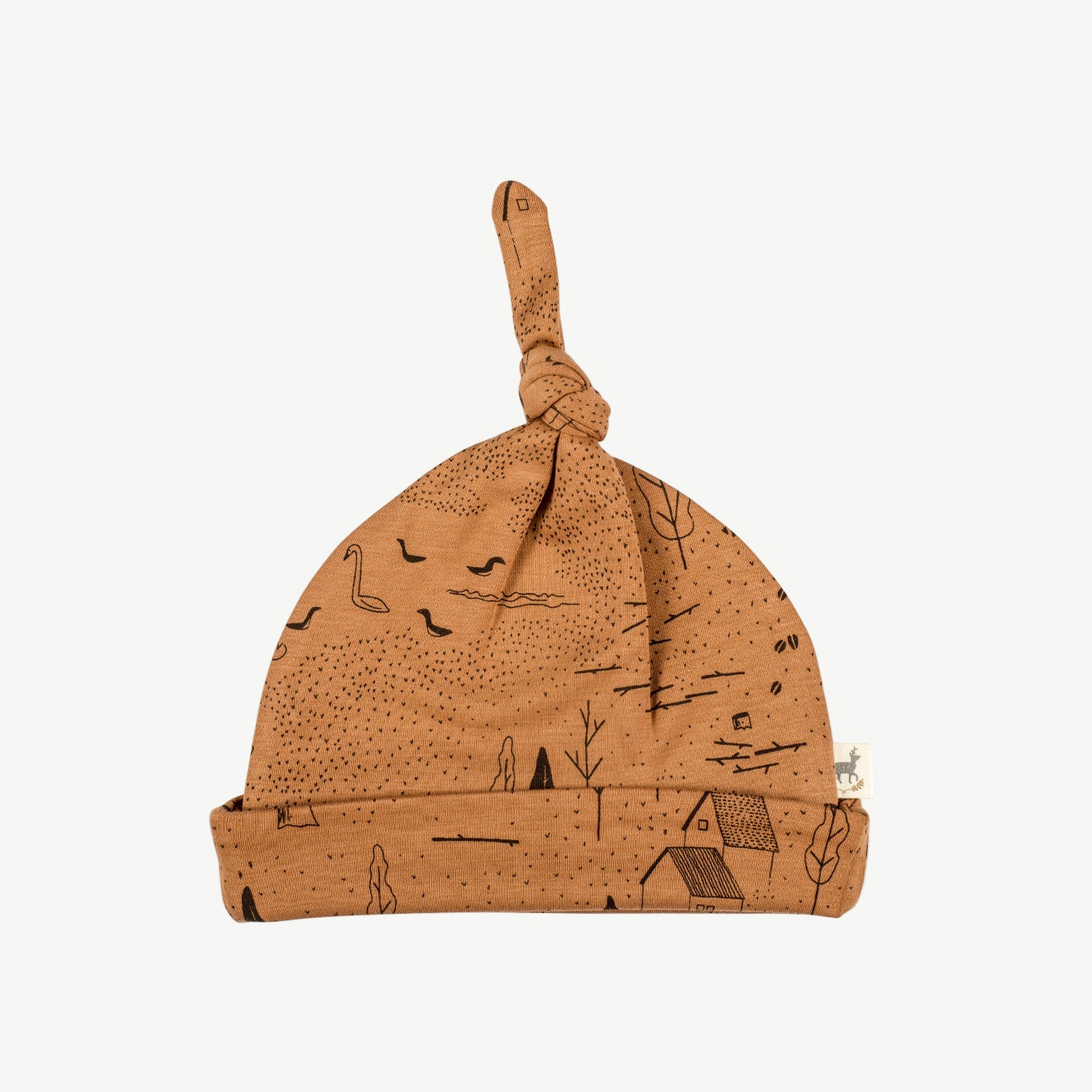 Knotted Beanie - Ducks & Tracks Sunburn