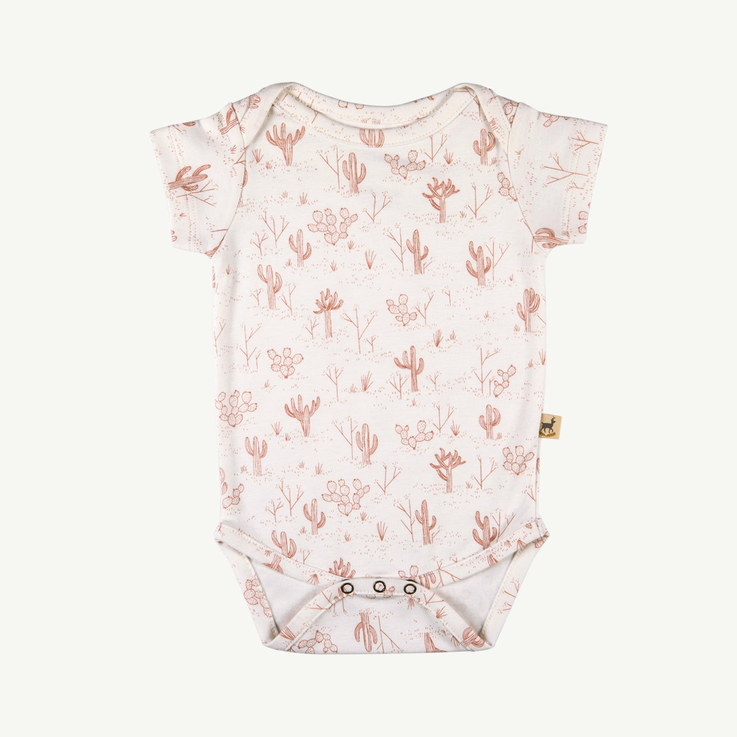 'cacti garden' organic s/s onesie