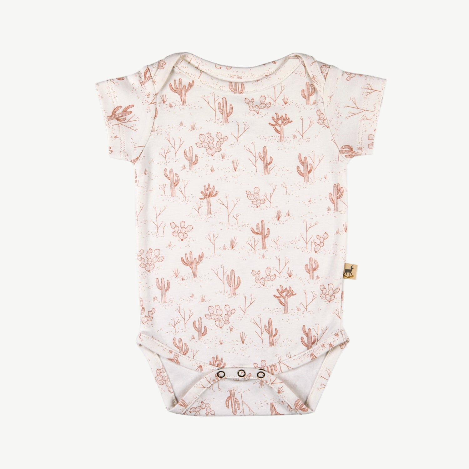 'cacti garden' organic s/s onesie
