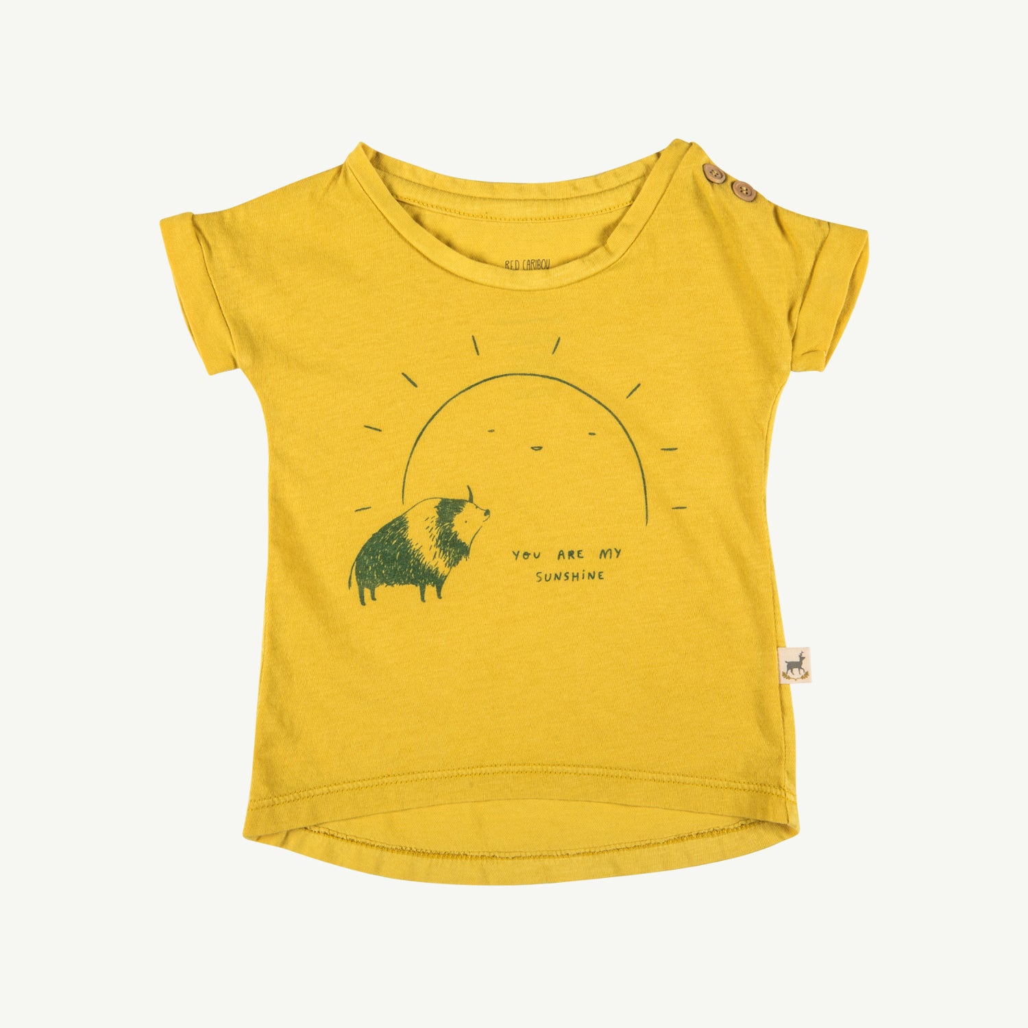 'my sunshine' bamboo teardrop t-shirt