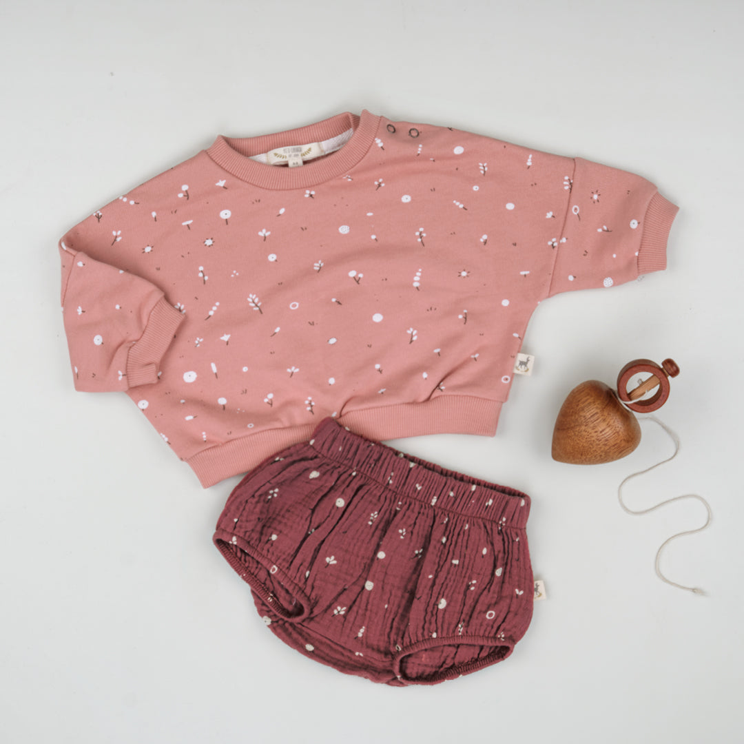 'dusty bloom' ash rose sweatshirt