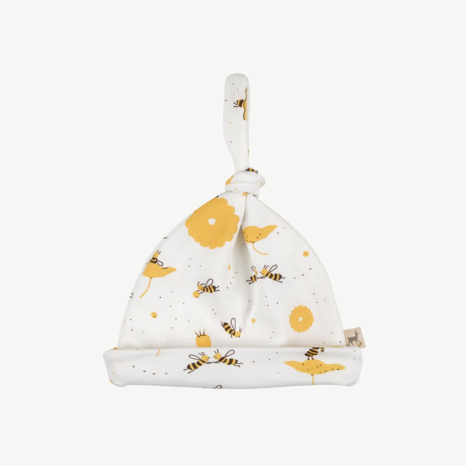 'buzzy bees' ivory beanie