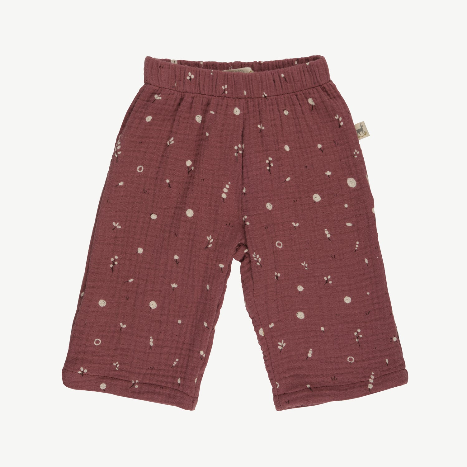'dusty bloom'  light mahogany muslin pants