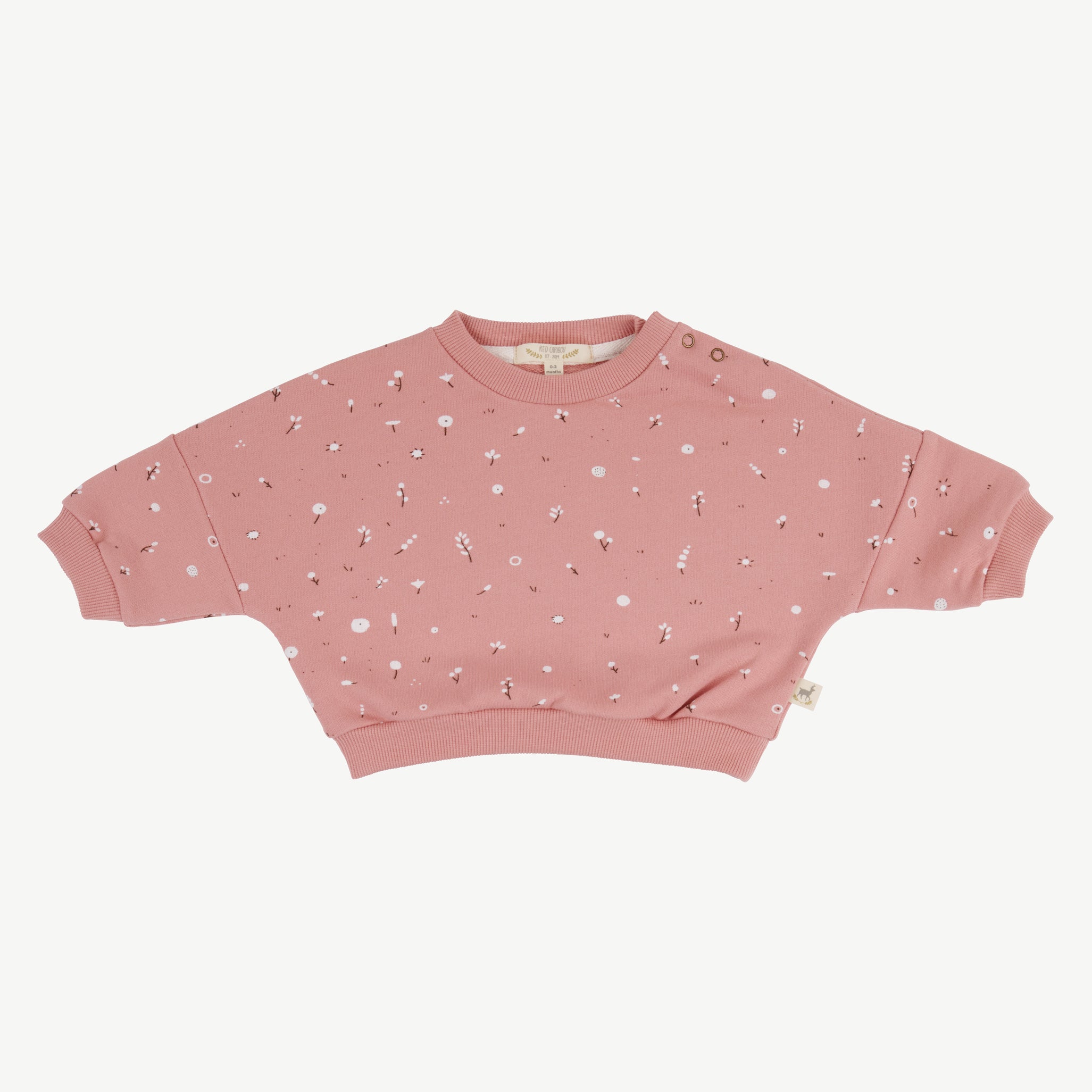 'dusty bloom' ash rose sweatshirt
