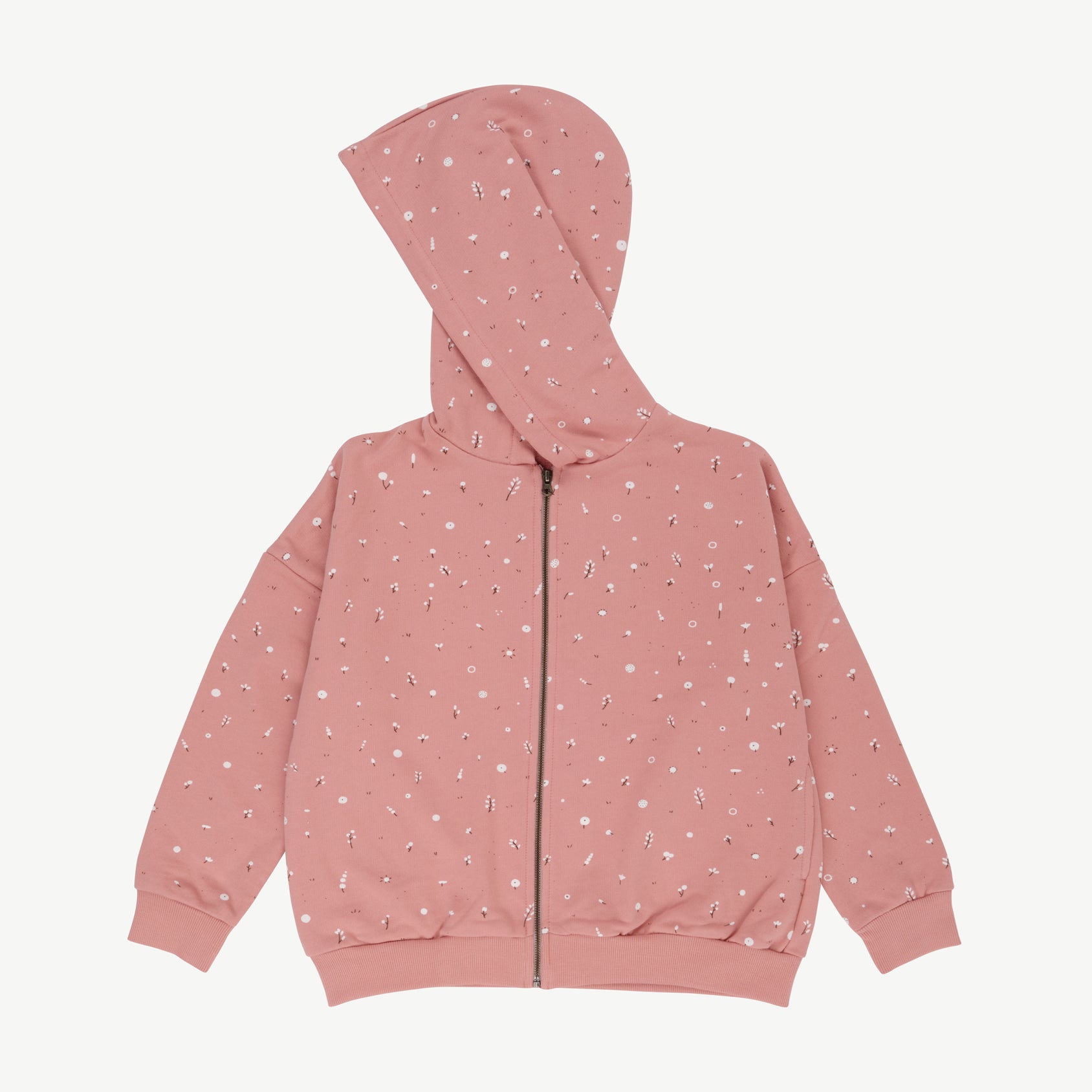 'dusty bloom' ash rose hoodie