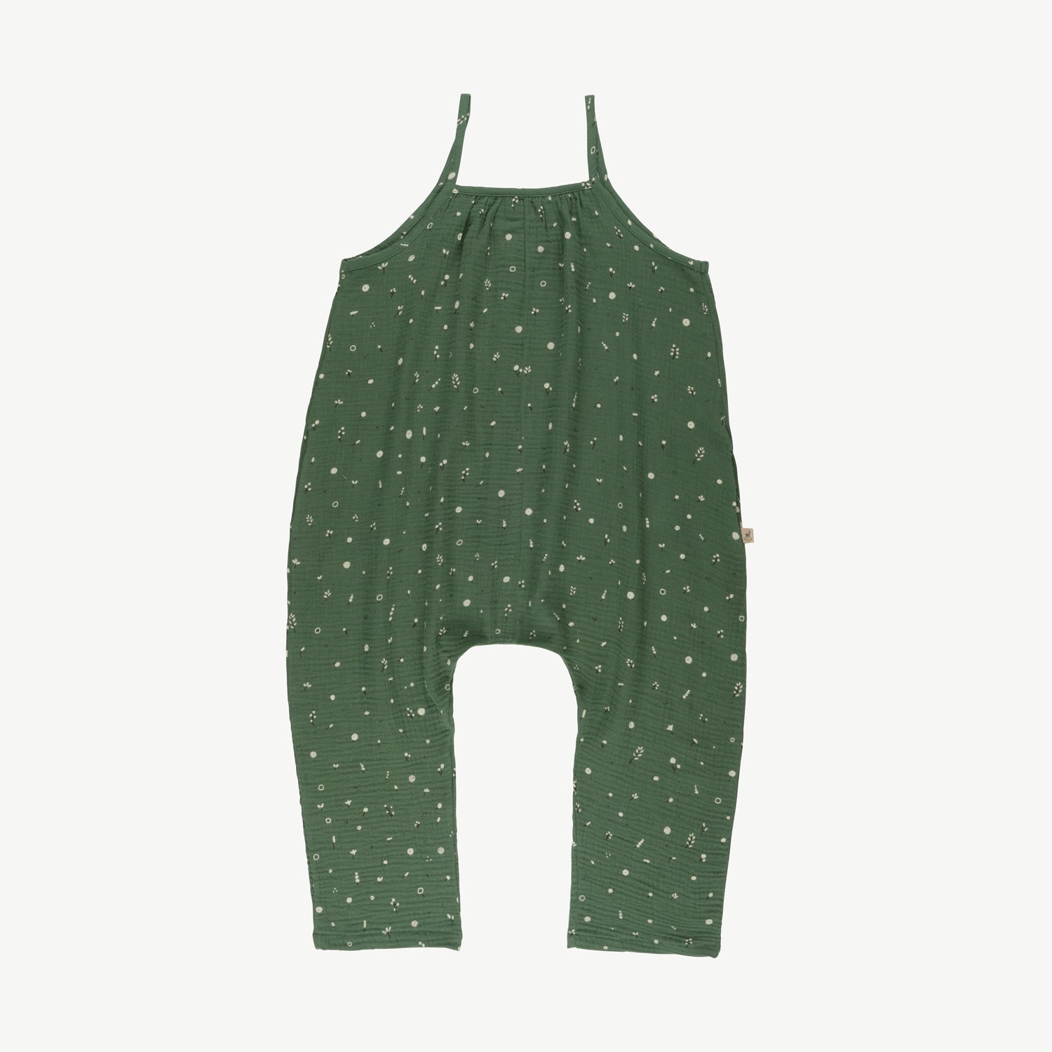 'dusty bloom' vineyard green muslin jumpsuit