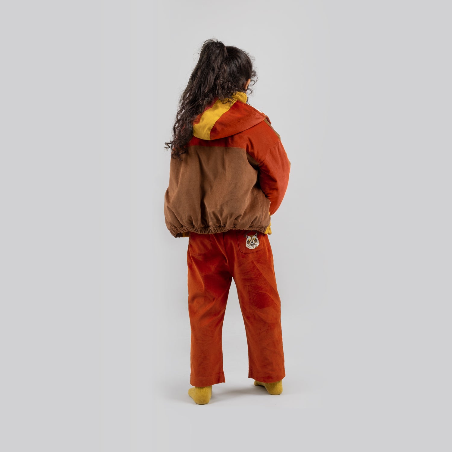 'forest keeper' autum glaze corduroy padded jacket