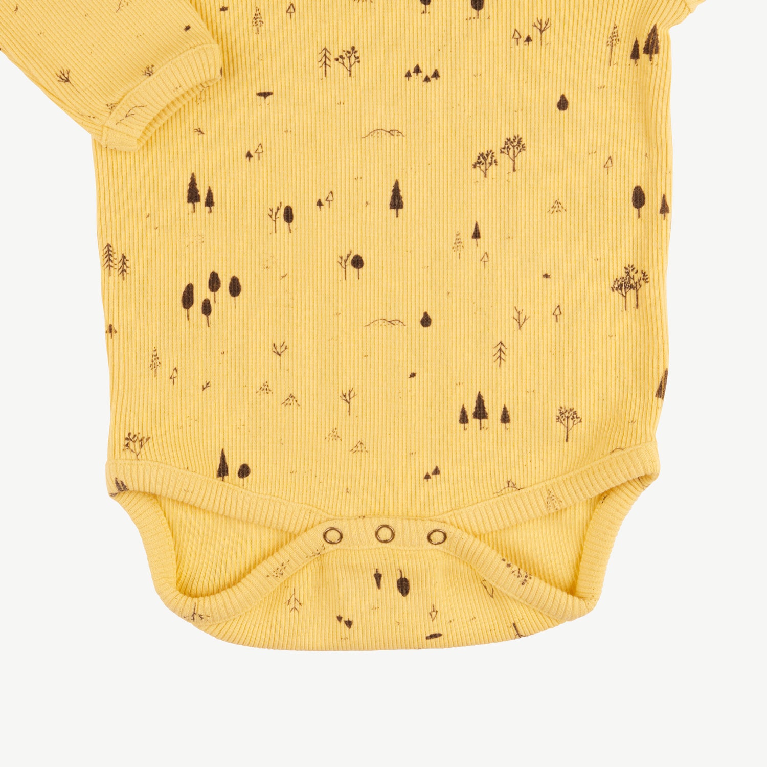 'the woods' cornsilk rib onesie
