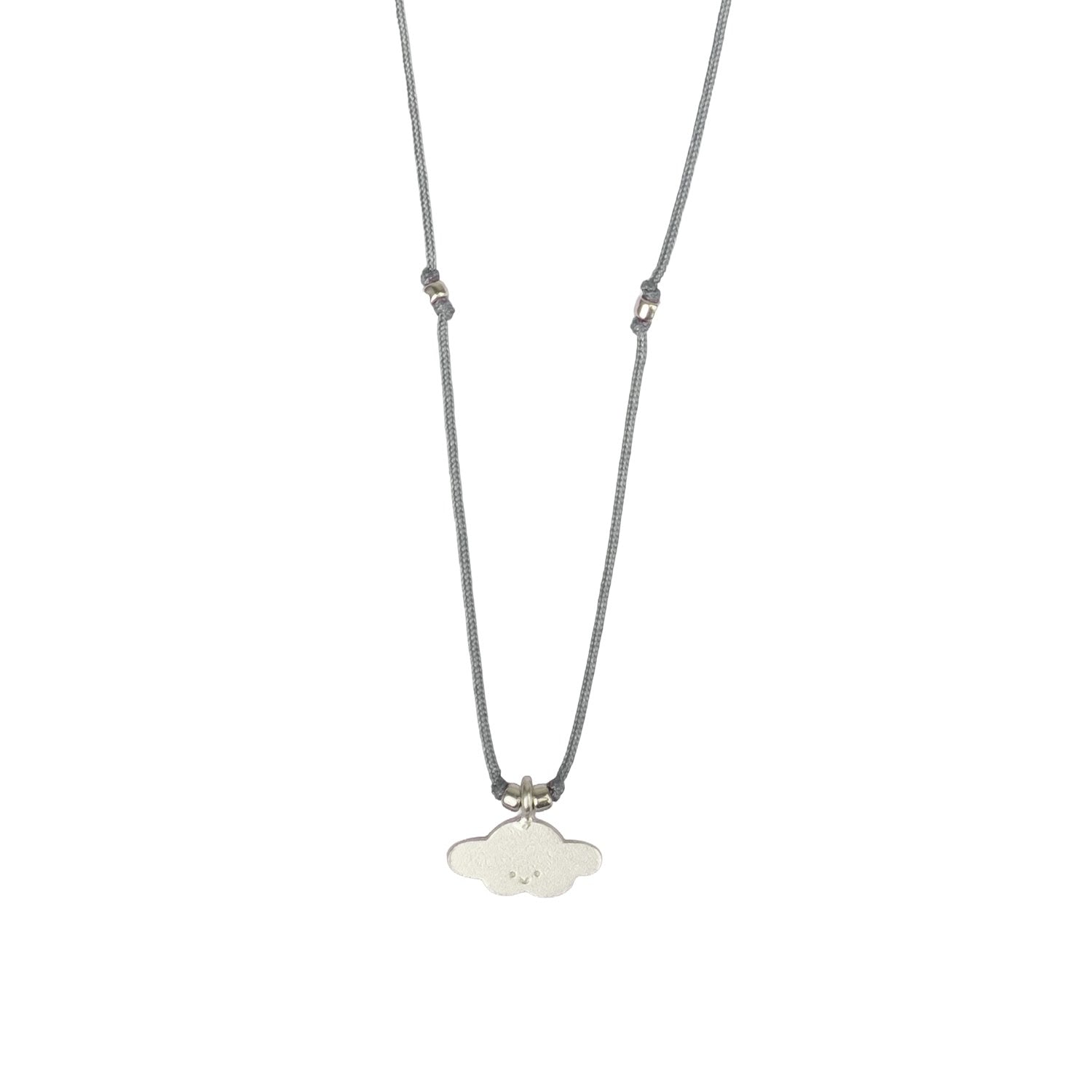 Necklace - Cloud Charm - Sterling Silver