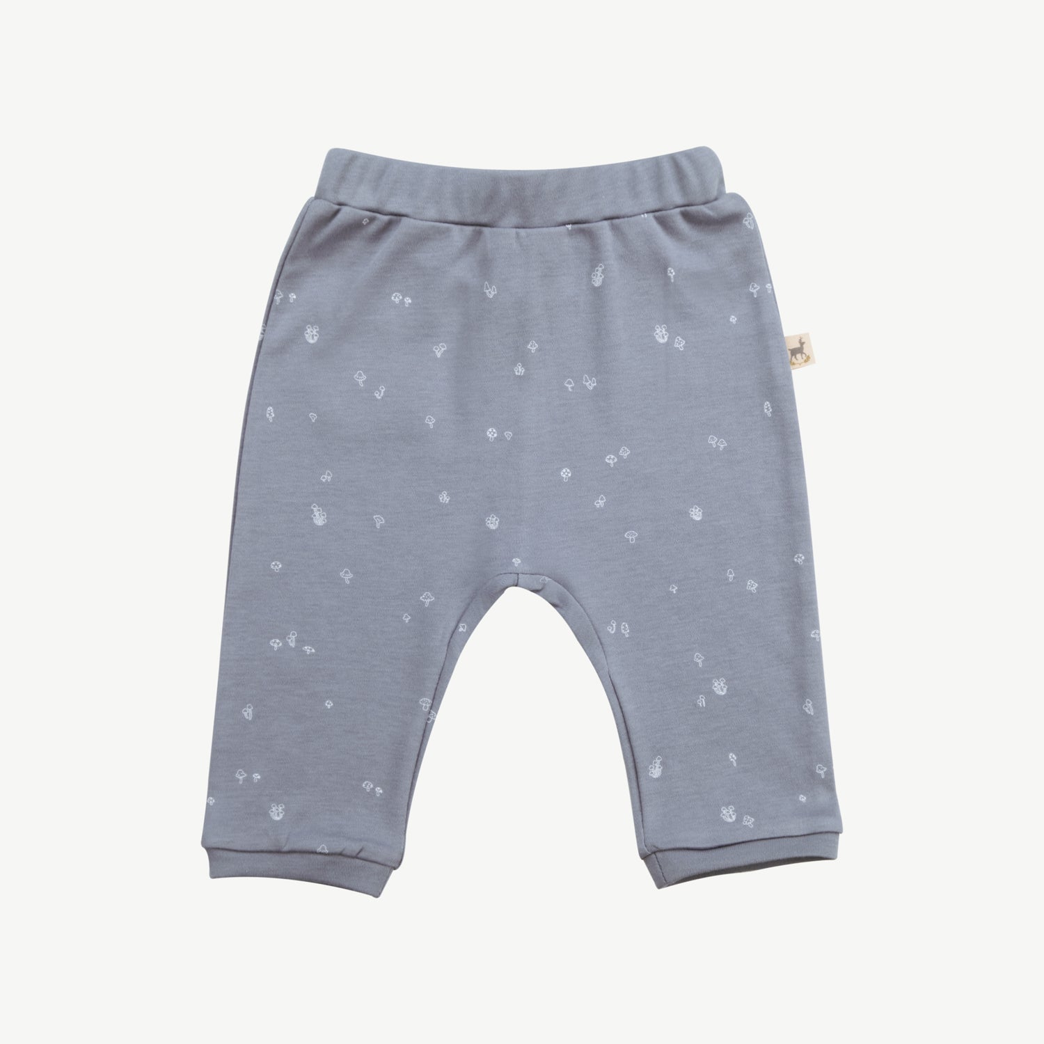 Pants - Mushrooms Slate Gray