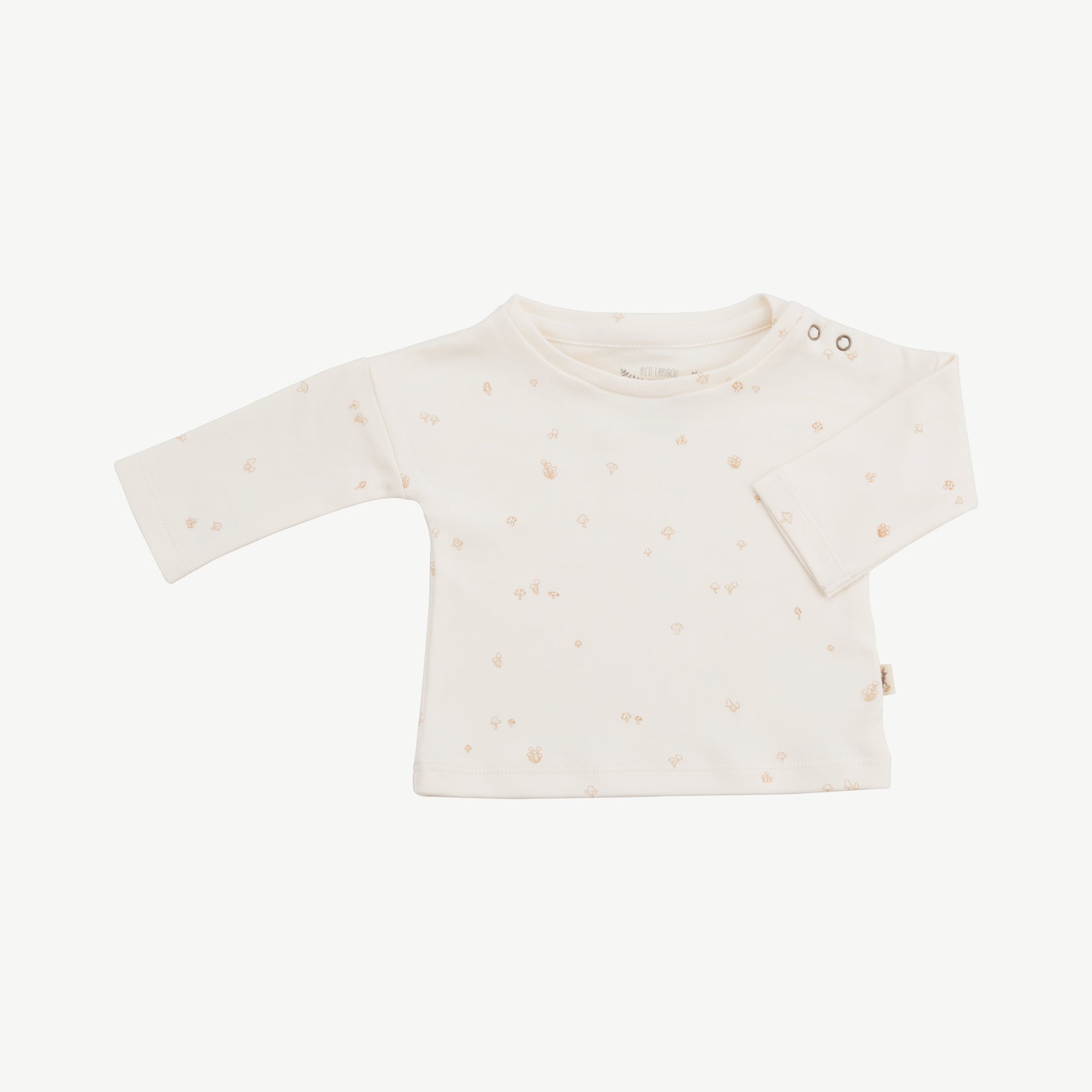 Long Sleeve T-shirt - Mushrooms Ivory