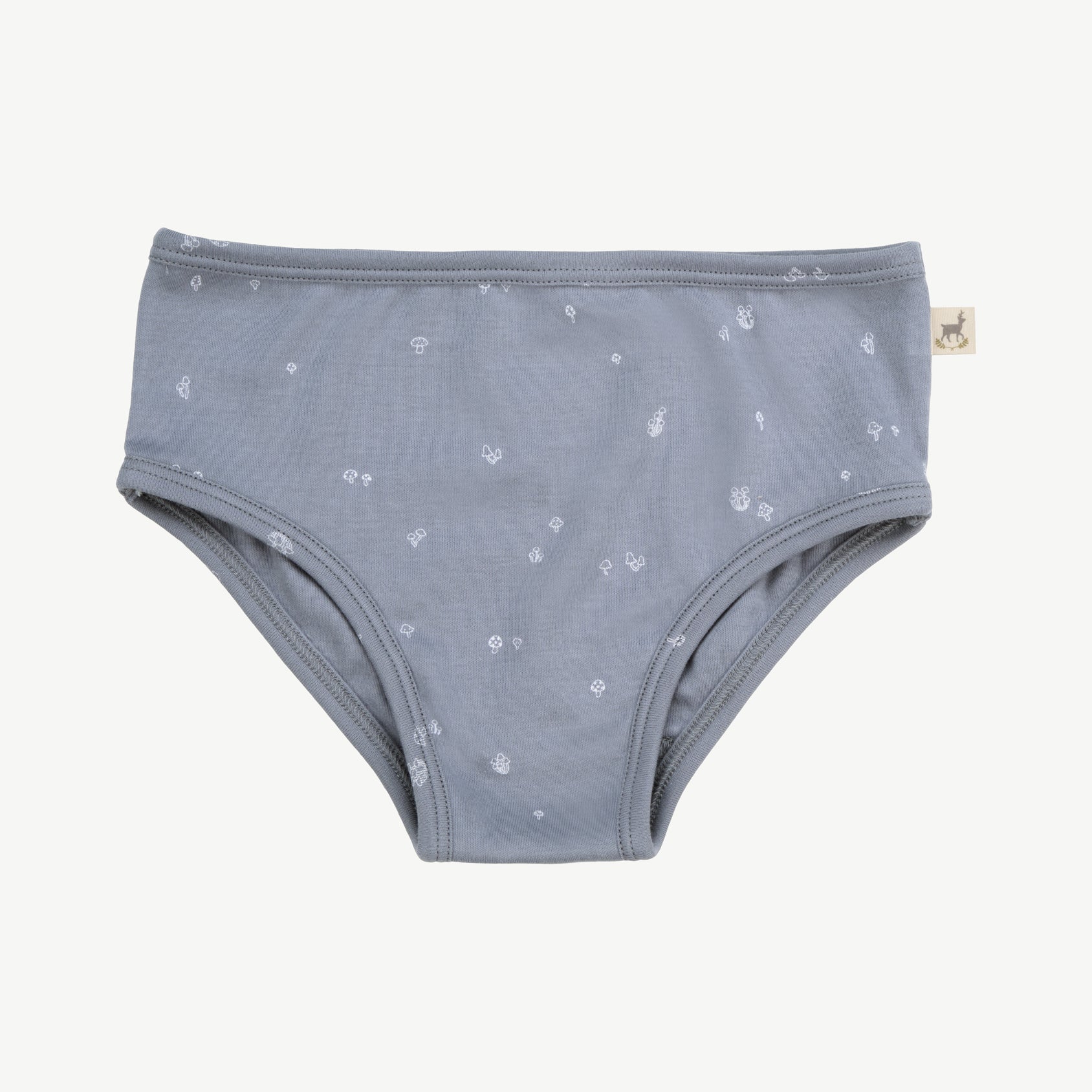 Underwear - Mushrooms Slate Gray