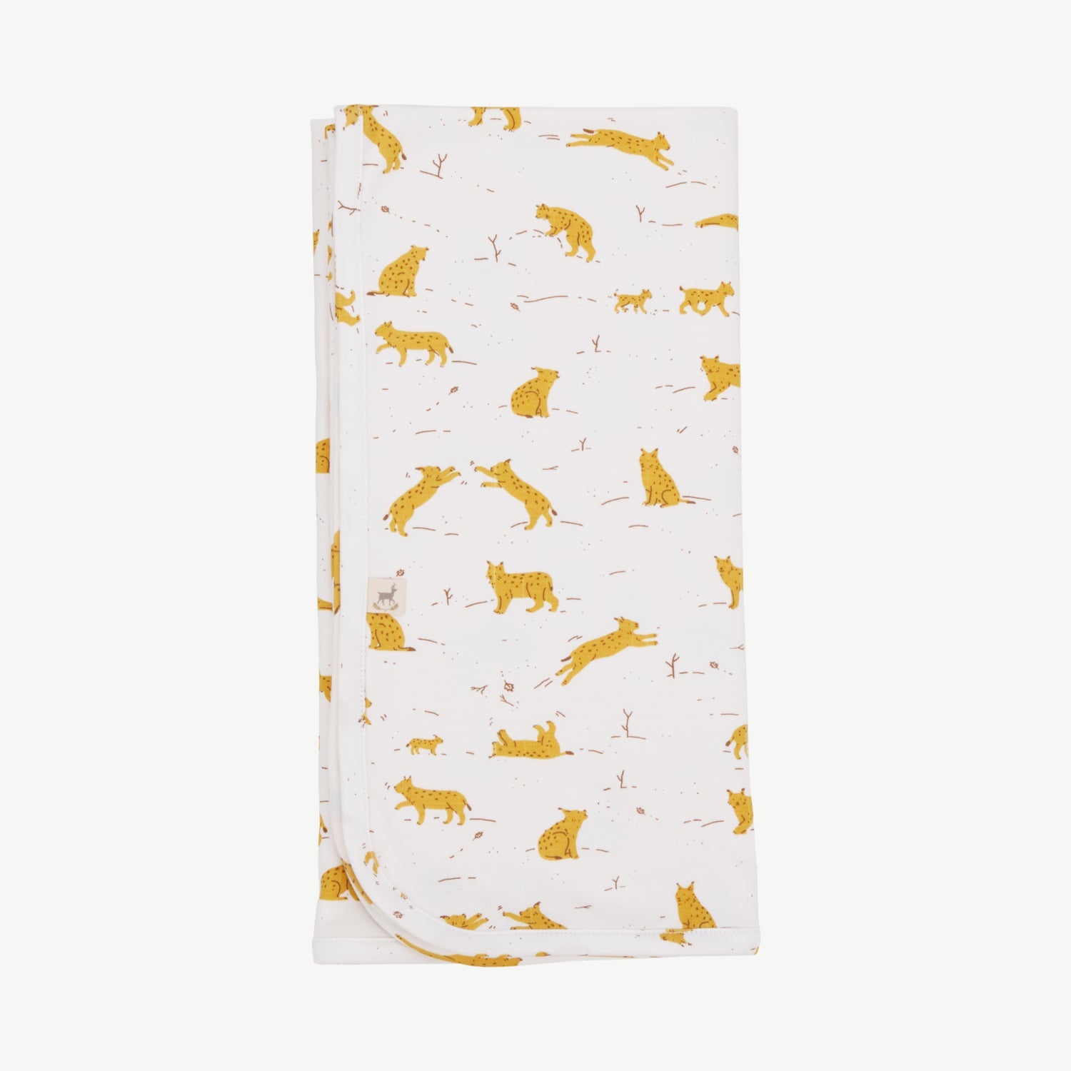 Reversible Blanket - Wildcat Wonderland Ivory