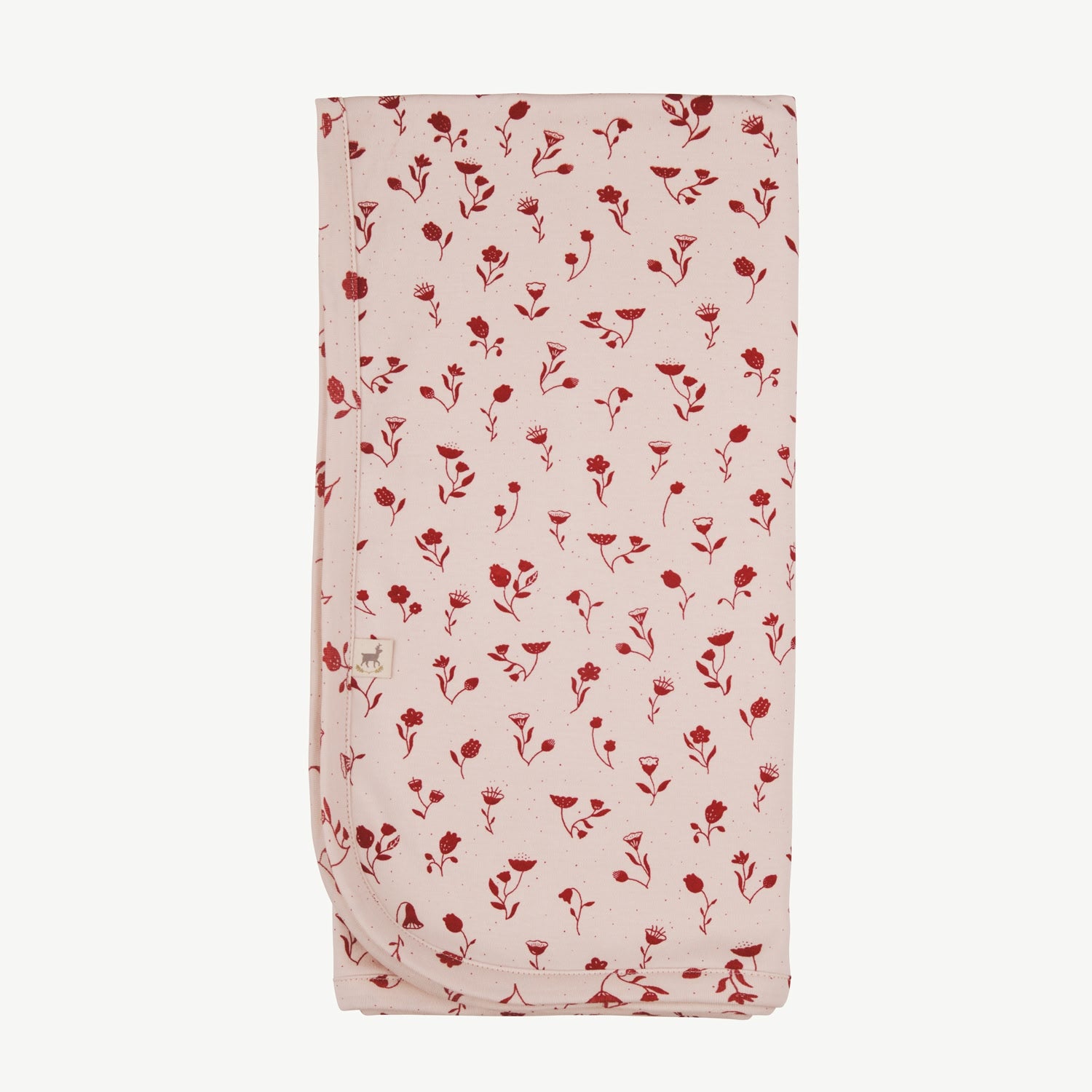 Double-sided Blanket - Floral Whispers Soft Peach