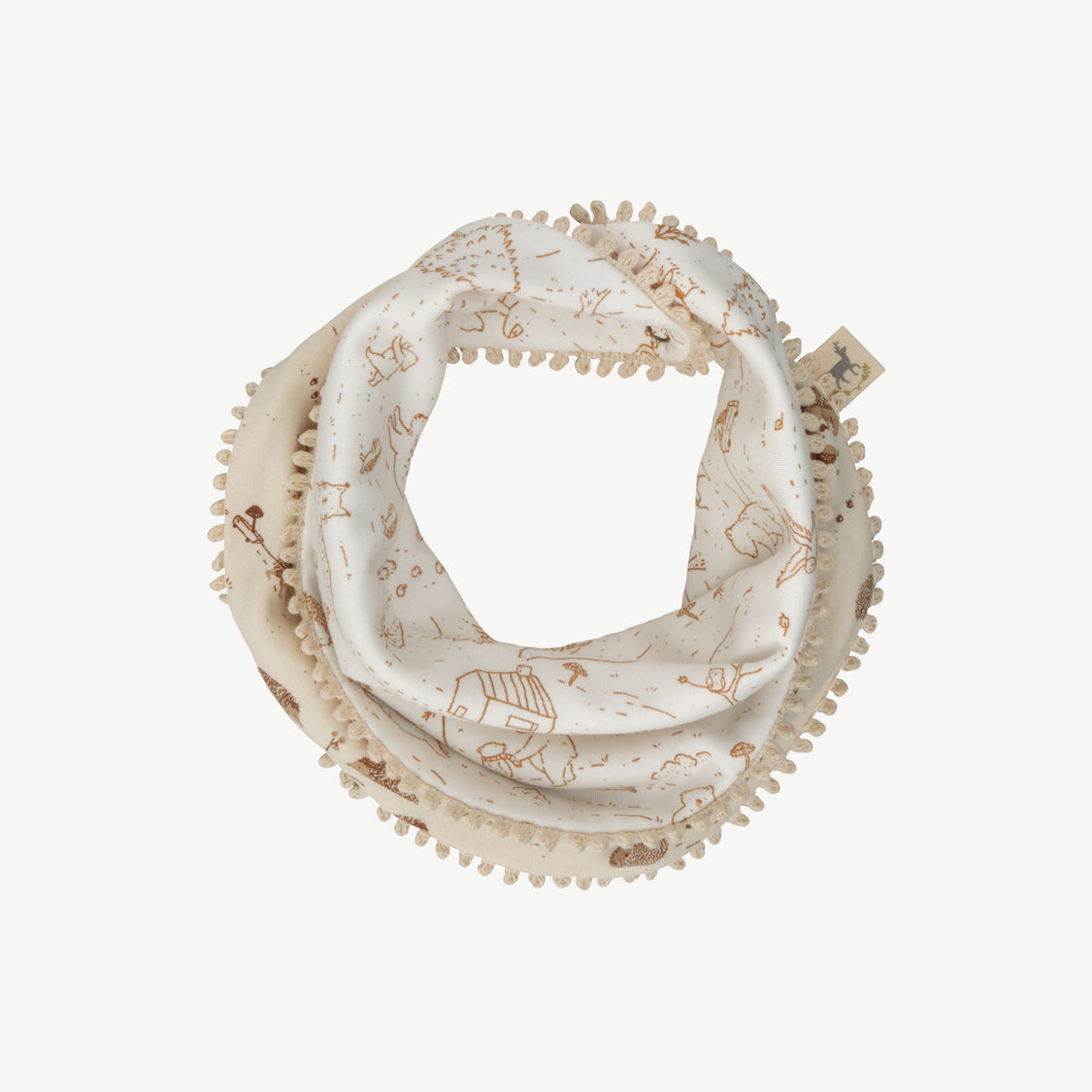 Bandana - Woodland Hedgies Light Beige