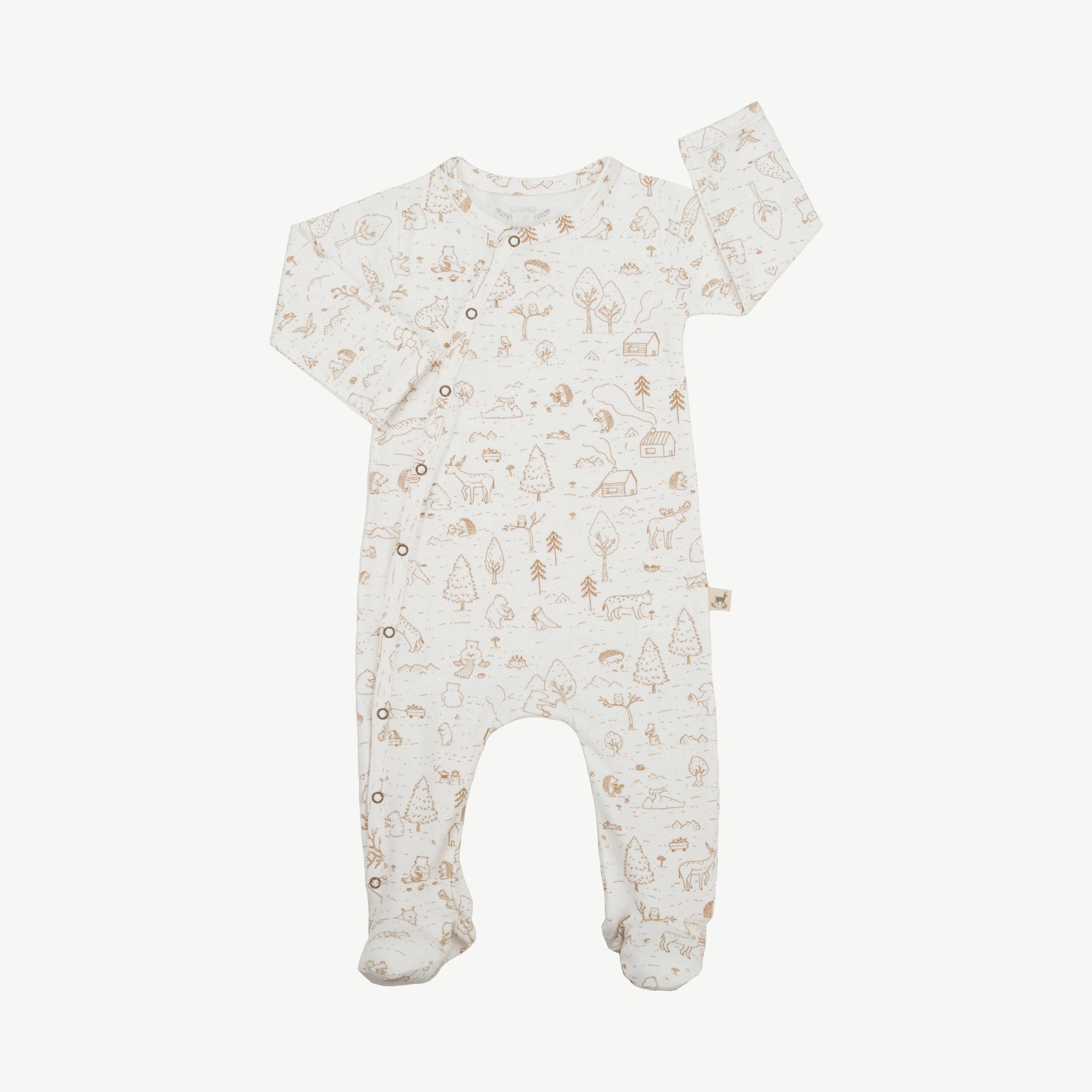 Footed Jumpsuit - The Story Ivory