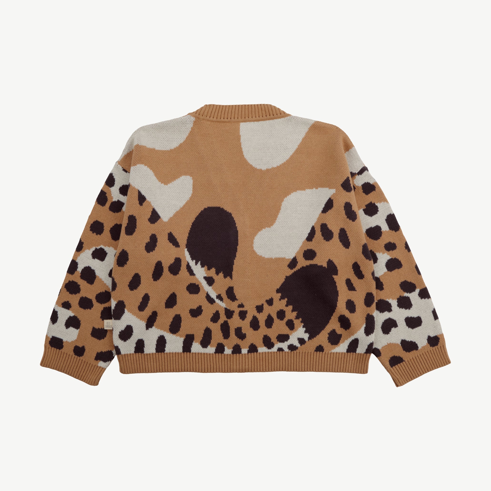 Knit Cardigan - Wildcat Wonderland Beige