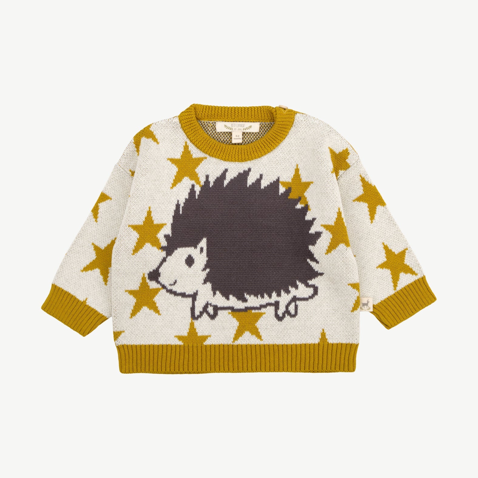 Knit Sweater - Woodland Hedgies Ivory